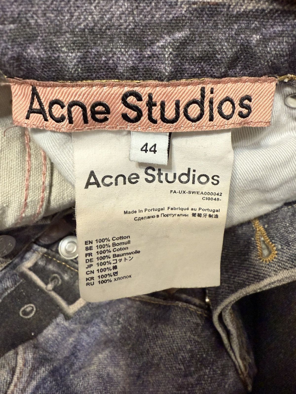 Acne Studios Acne Studios Trompe l'Oeil Chaps Jeans Size 28" / US 6 / IT 42 - 6 Thumbnail