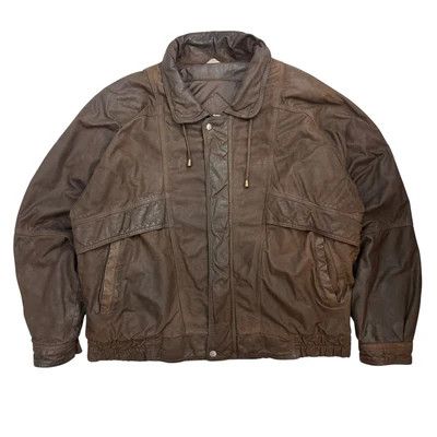 Vintage Elico Leather Jacket Brown