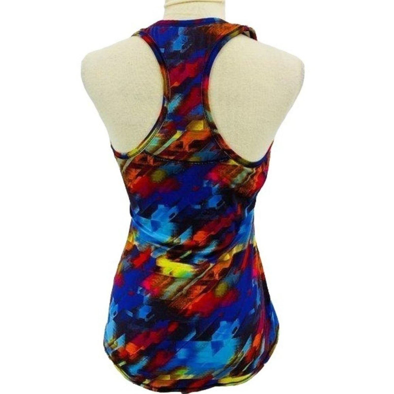 Athleta Athleta Chi Multi Colorburst Tank Xsmall Workout Size XS / US 0-2 / IT 36-38 - 8 Thumbnail