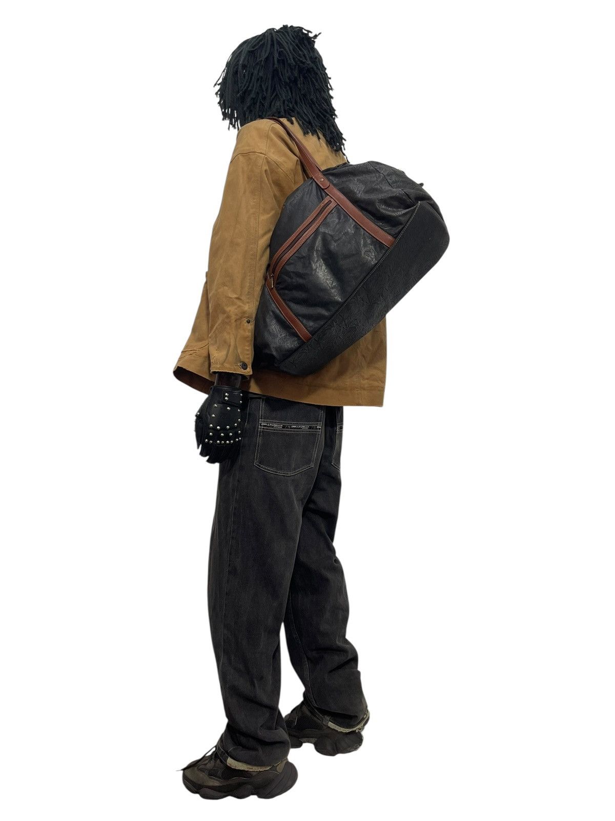 Genuine Leather Full Leather Kastoria Barcelona Duffle Travel Bag 6🟩 Size ONE SIZE - 3 Thumbnail