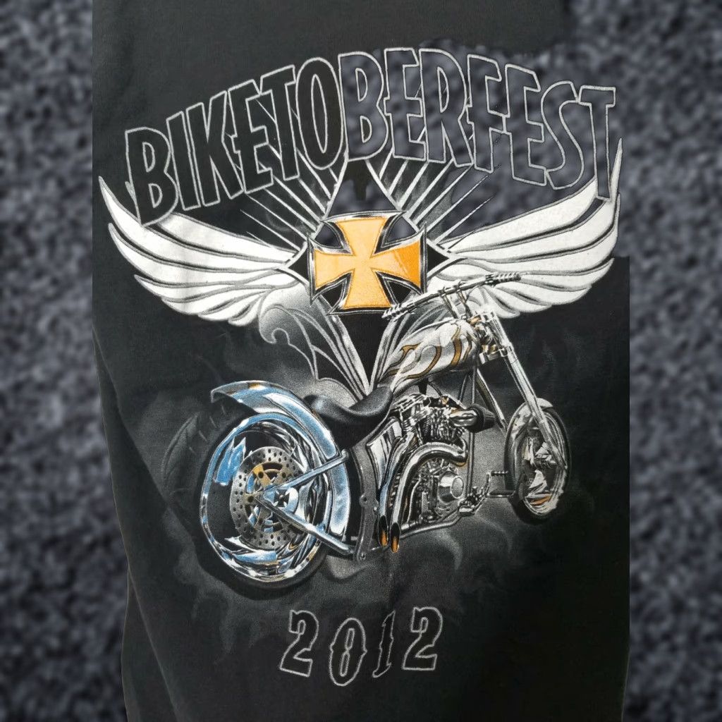 Gildan Mens S Shirt Daytona Beach Florida Black 2012 Biketoberfest Motorcycle Size US S / EU 44-46 / 1 - 1 Thumbnail