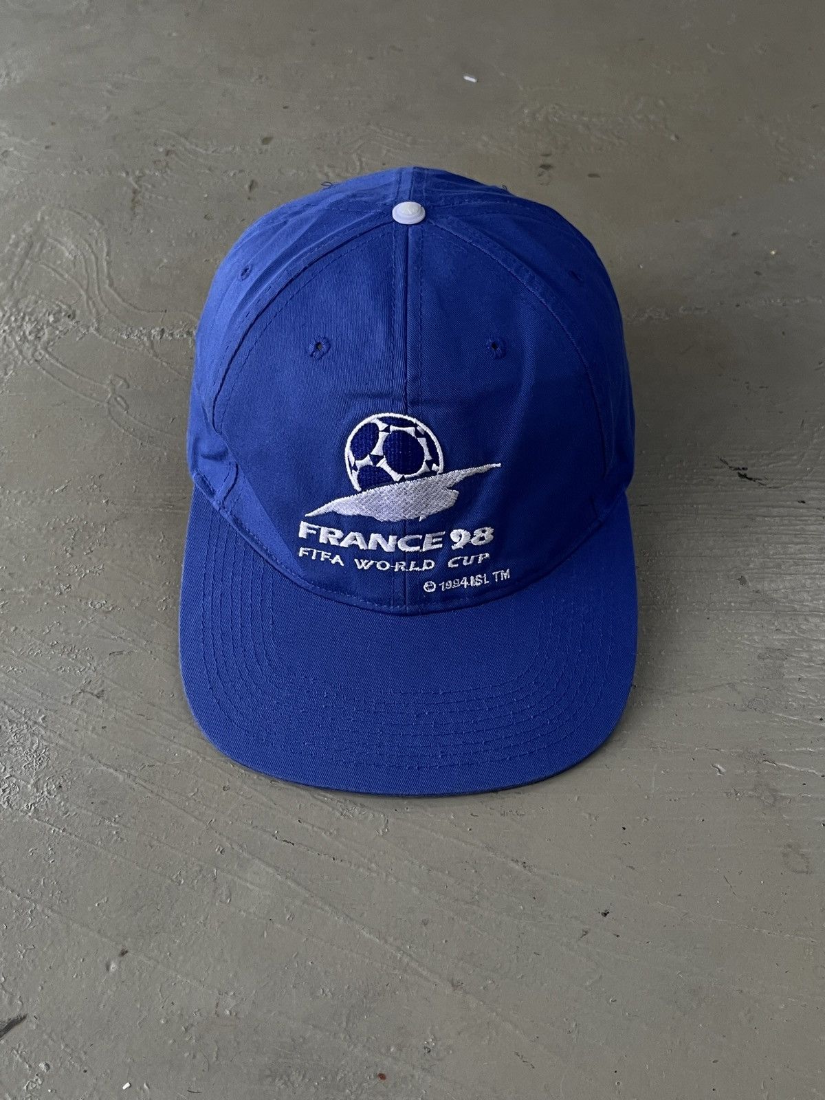 Vintage Vintage 1998 France World Cup Hat Japan Team Size ONE SIZE - 1 Thumbnail