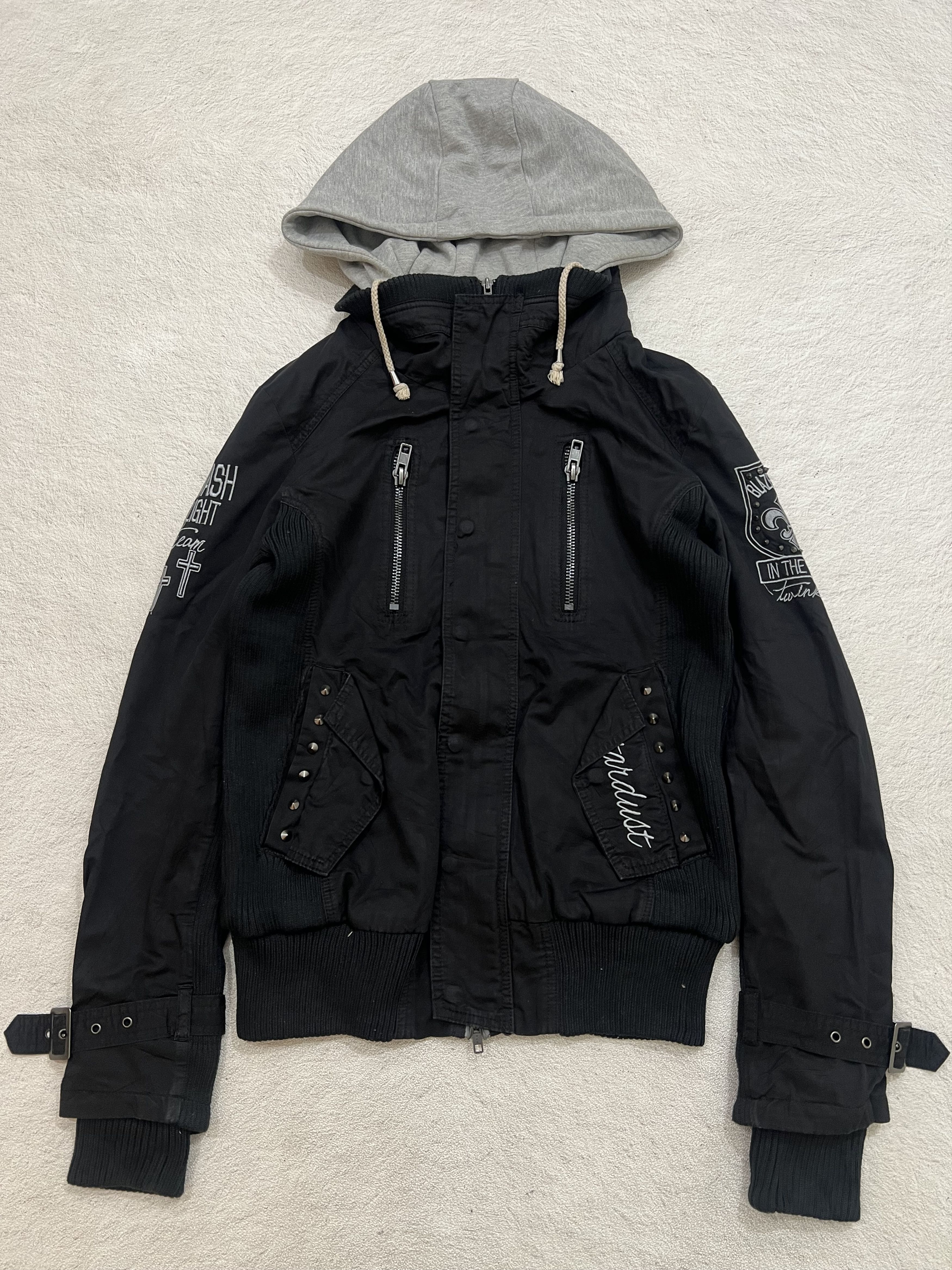 Japanese Brand 2000s Ghost of Harlem Hysteric Skull Studded y2k Lgb Ifsix Size US M / EU 48-50 / 2 - 2 Thumbnail