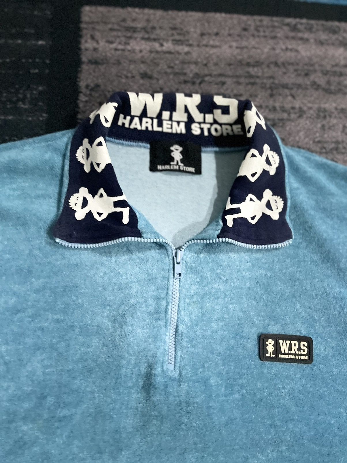 Japanese Brand Vintage Harlem Store Half Zipper Collar Jacket Size US XL / EU 56 / 4 - 6 Thumbnail