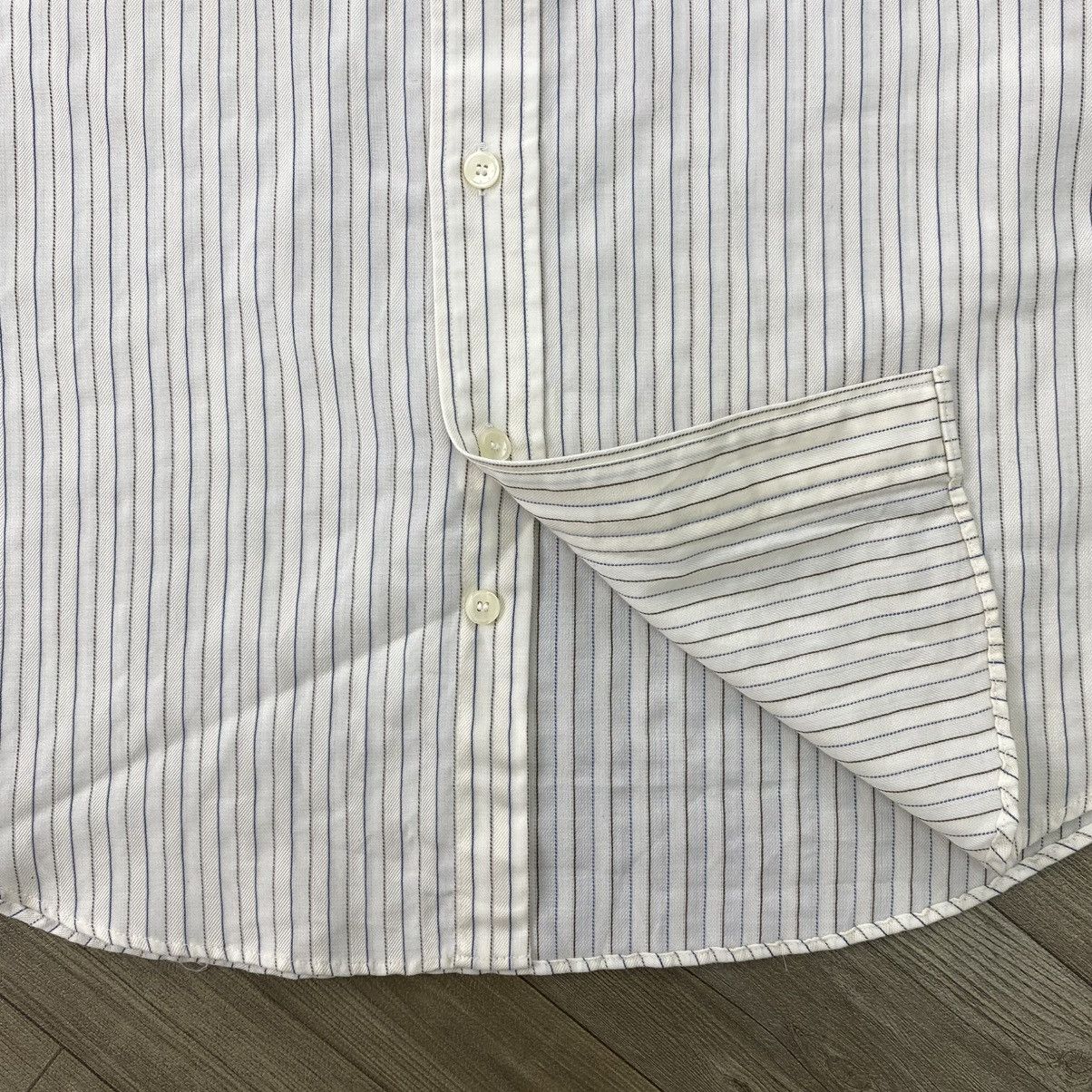 Givenchy Vintage Givenchy Men Luxury Striped Button Up Shirt Size US M / EU 48-50 / 2 - 9 Thumbnail