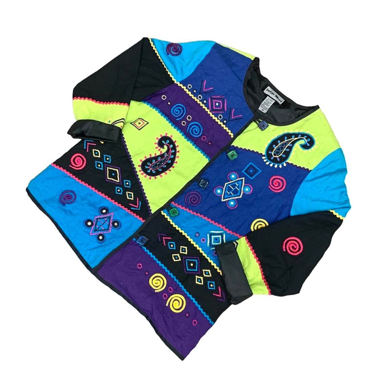 Vintage Vintage Embroidered Boho Button Up Size M / US 6-8 / IT 42-44 - 1 Thumbnail