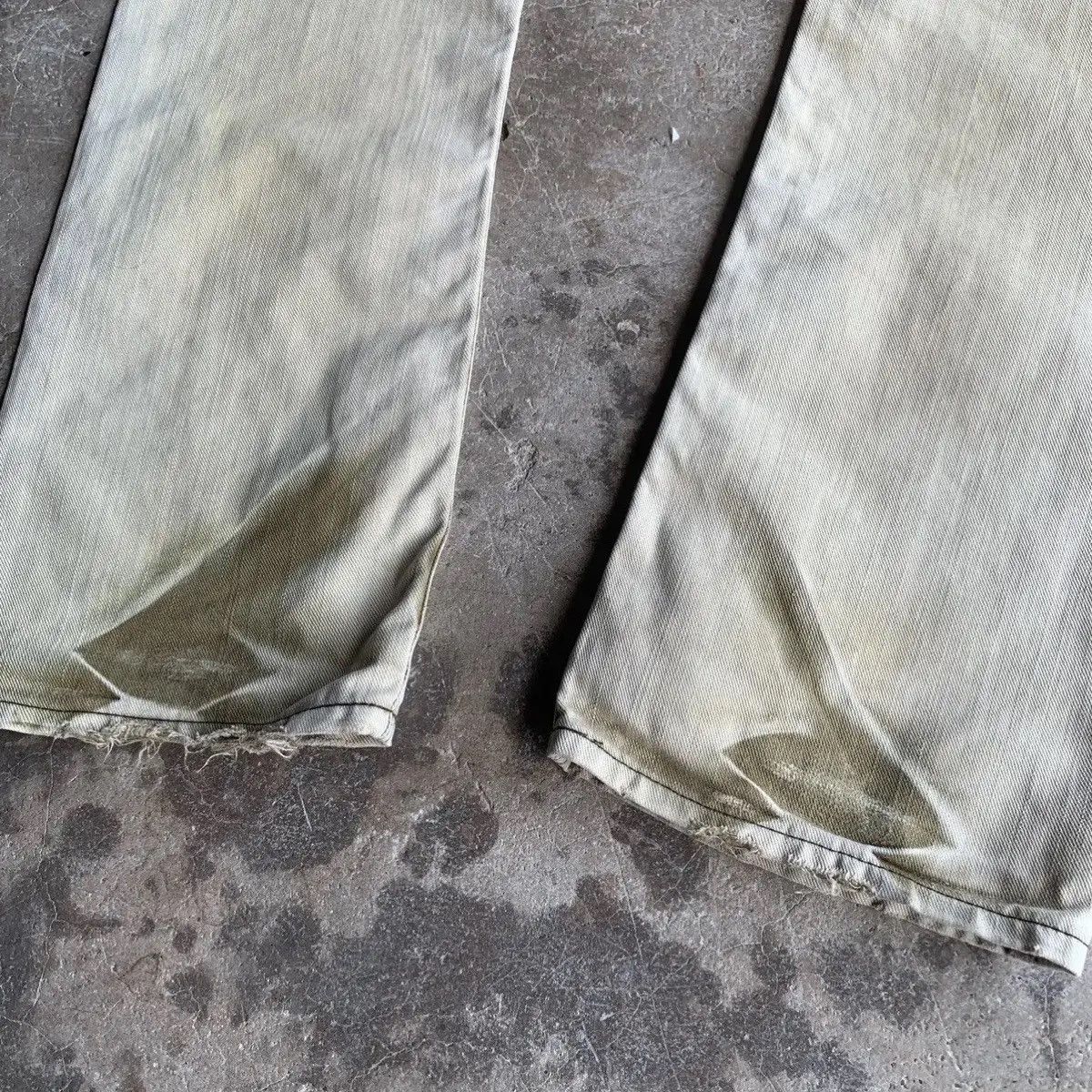 Kapital 💥 DESTROYED! Edwin 503 x Blue Trip Jeans Rugged Faded Pants Size US 29 - 18 Thumbnail