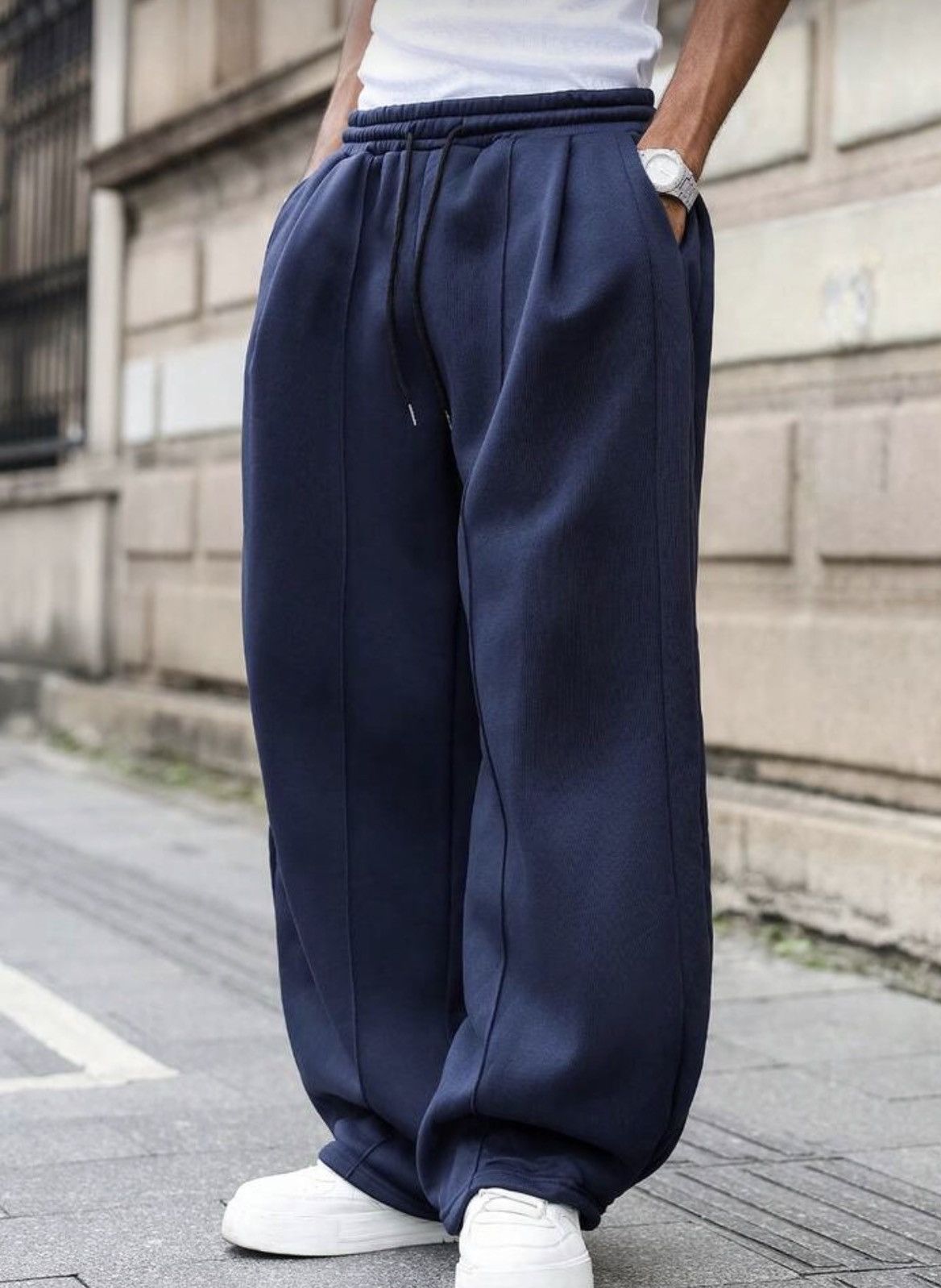 Other Baggy blue wide leg Sweatpant Size US 30 / EU 46 - 4 Thumbnail