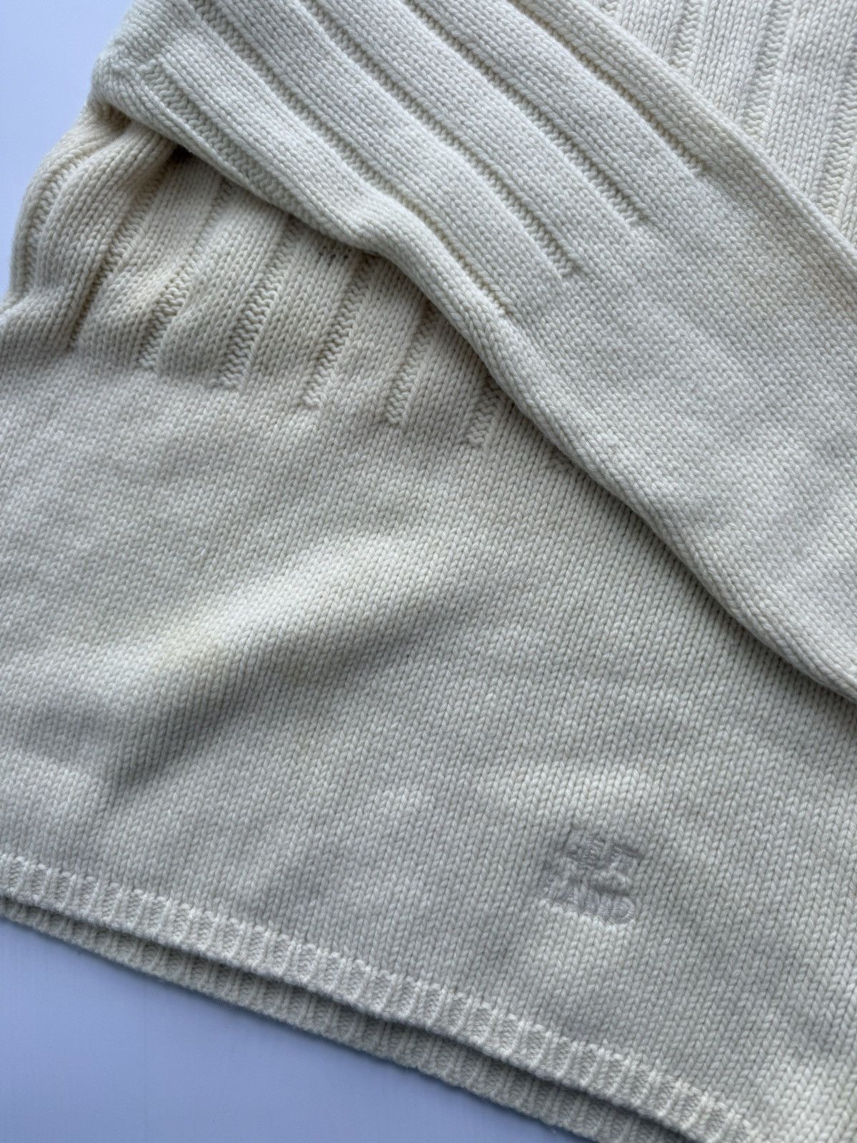 Left Hand Archive 90s Left Hand Massimo Osti Lambswool Knit Sweater Size US L / EU 52-54 / 3 - 14 Thumbnail