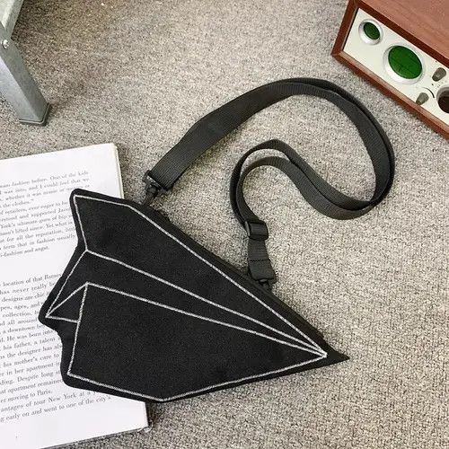 Japanese Brand Fashion y2k contrast thread fanny pack grunge shoulder bag Size ONE SIZE - 6 Thumbnail