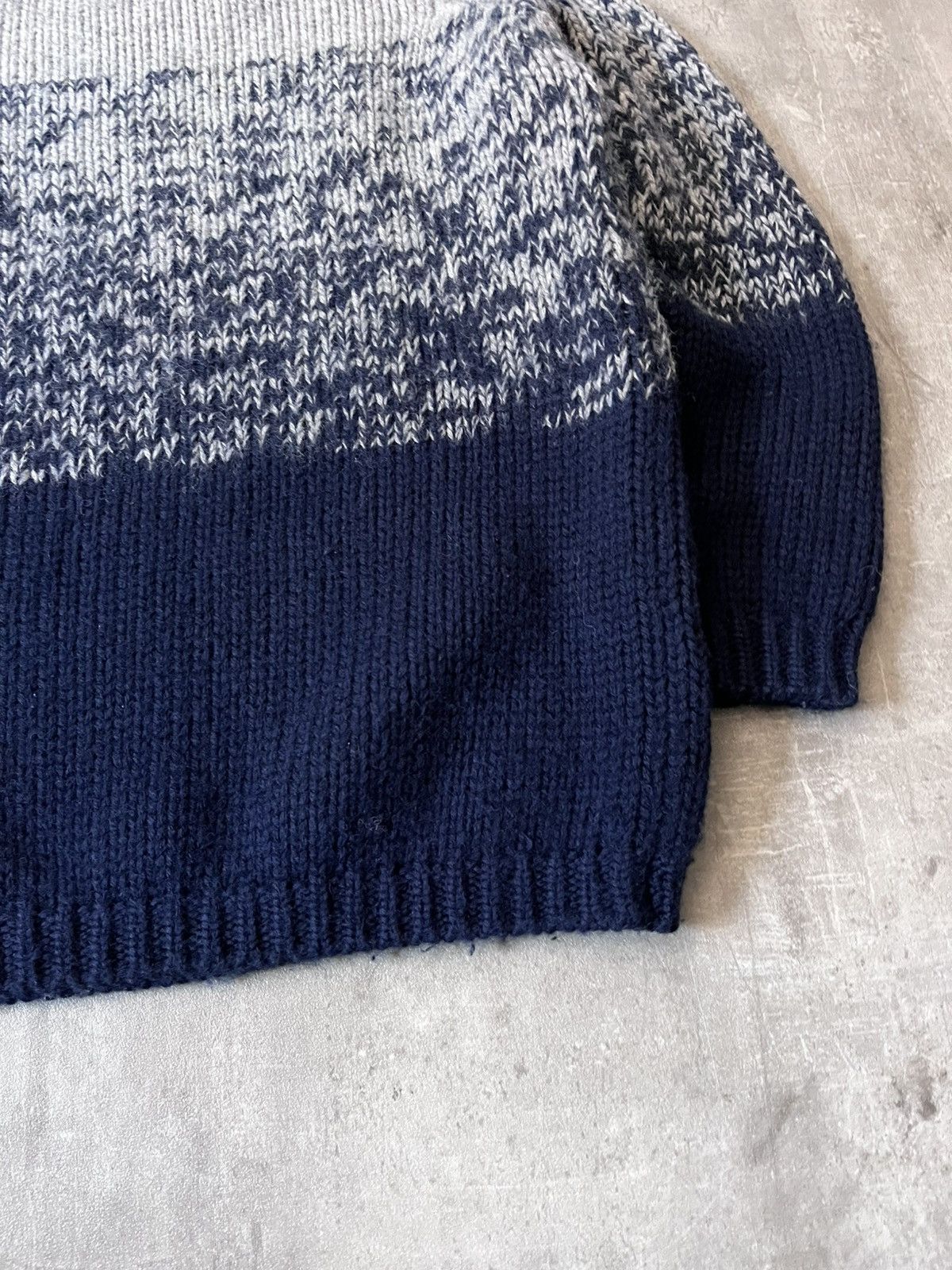 Jil Sander Jil Sander by Raf Simons wool sweater navy grey Size US M / EU 48-50 / 2 - 10 Thumbnail