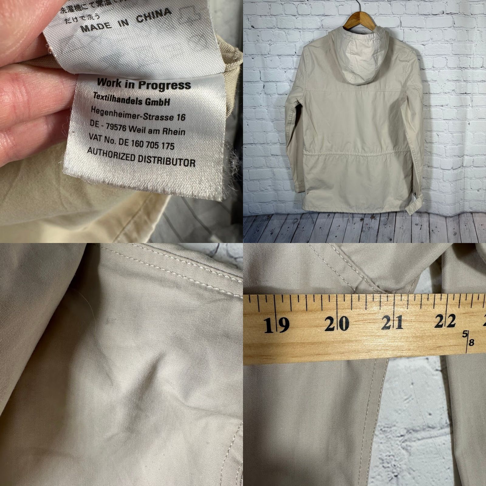 Carhartt Wip Carhartt WIP Womens Battle Parka Jacket Beige Hooded Coat M Size M / US 6-8 / IT 42-44 - 8 Thumbnail
