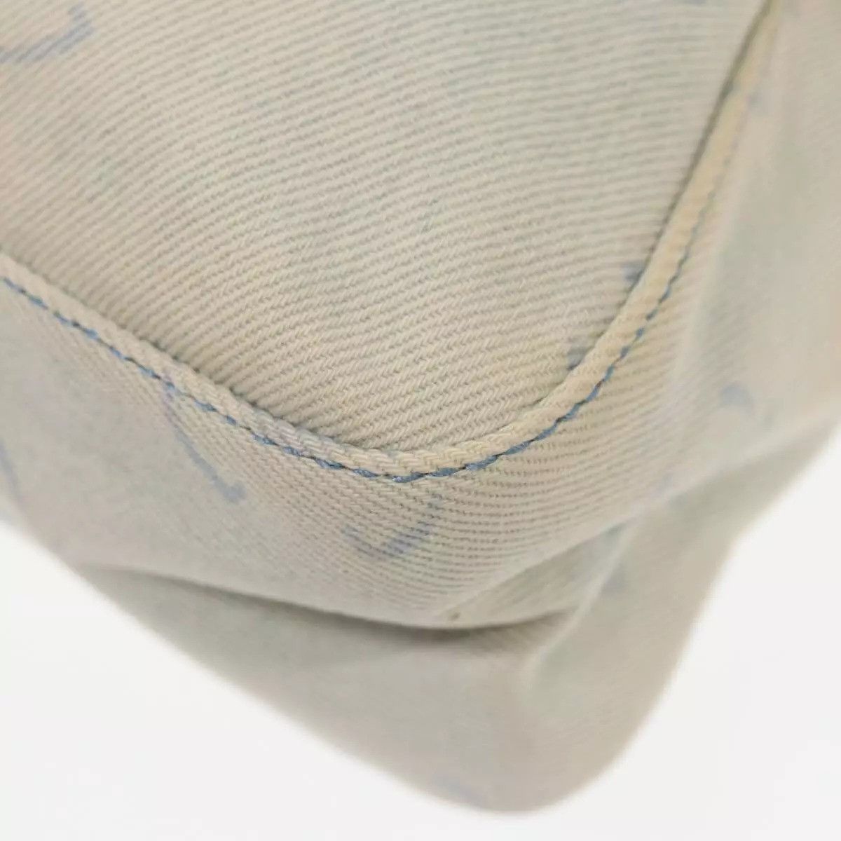 Chanel CHANEL COCO Mark Shoulder Bag Canvas Blue CC Size ONE SIZE - 4 Thumbnail