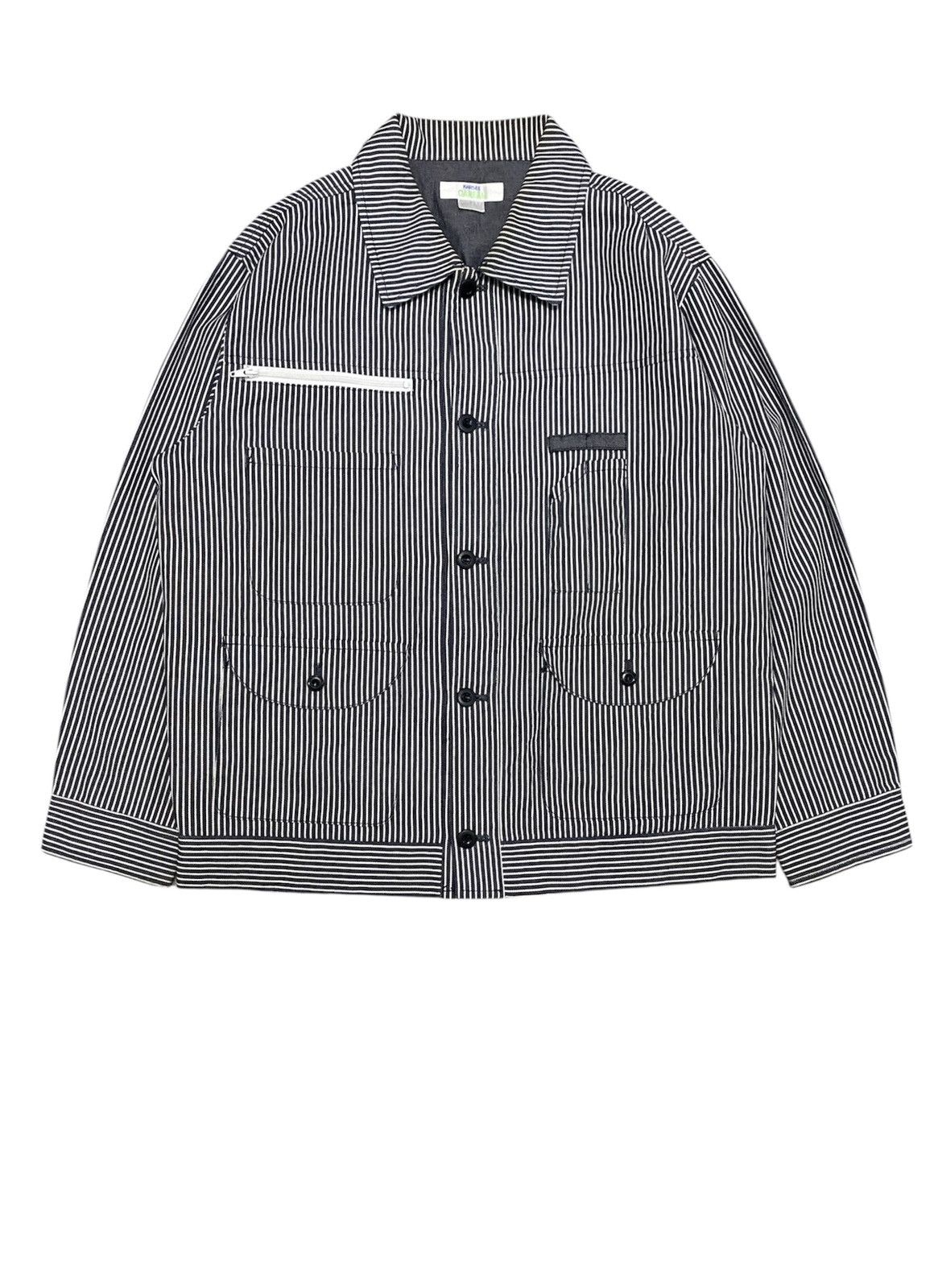 Japanese Brand 1990s KARSEE Japan Tactical multipocket worker hickory Size US L / EU 52-54 / 3 - 1 Thumbnail