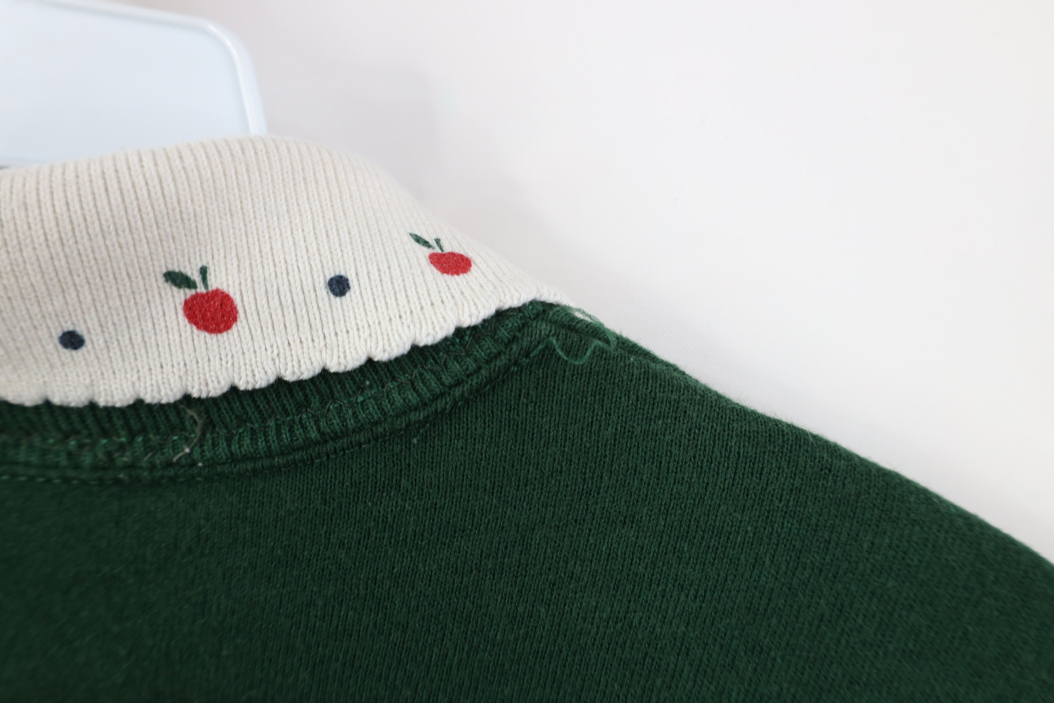 Vintage Vintage 90s Streetwear Apple Orchard Collared Sweatshirt USA Size L / US 10 / IT 46 - 12 Thumbnail