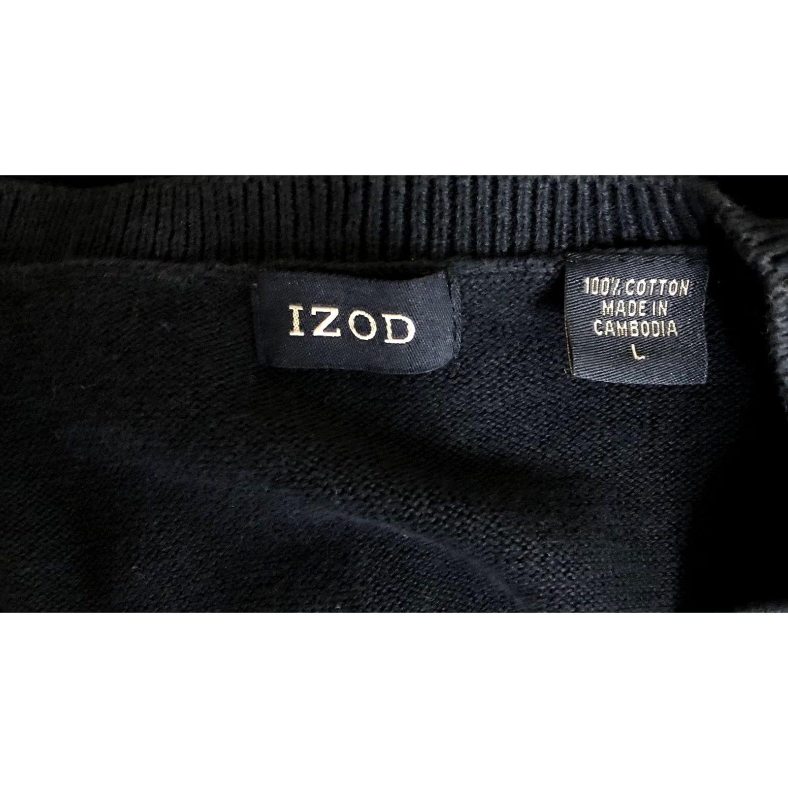 Izod Izod Sweater Vest L Blue Gray Argyle Cotton Sleeveless Preppy Classic Academia Size US L / EU 52-54 / 3 - 4 Thumbnail