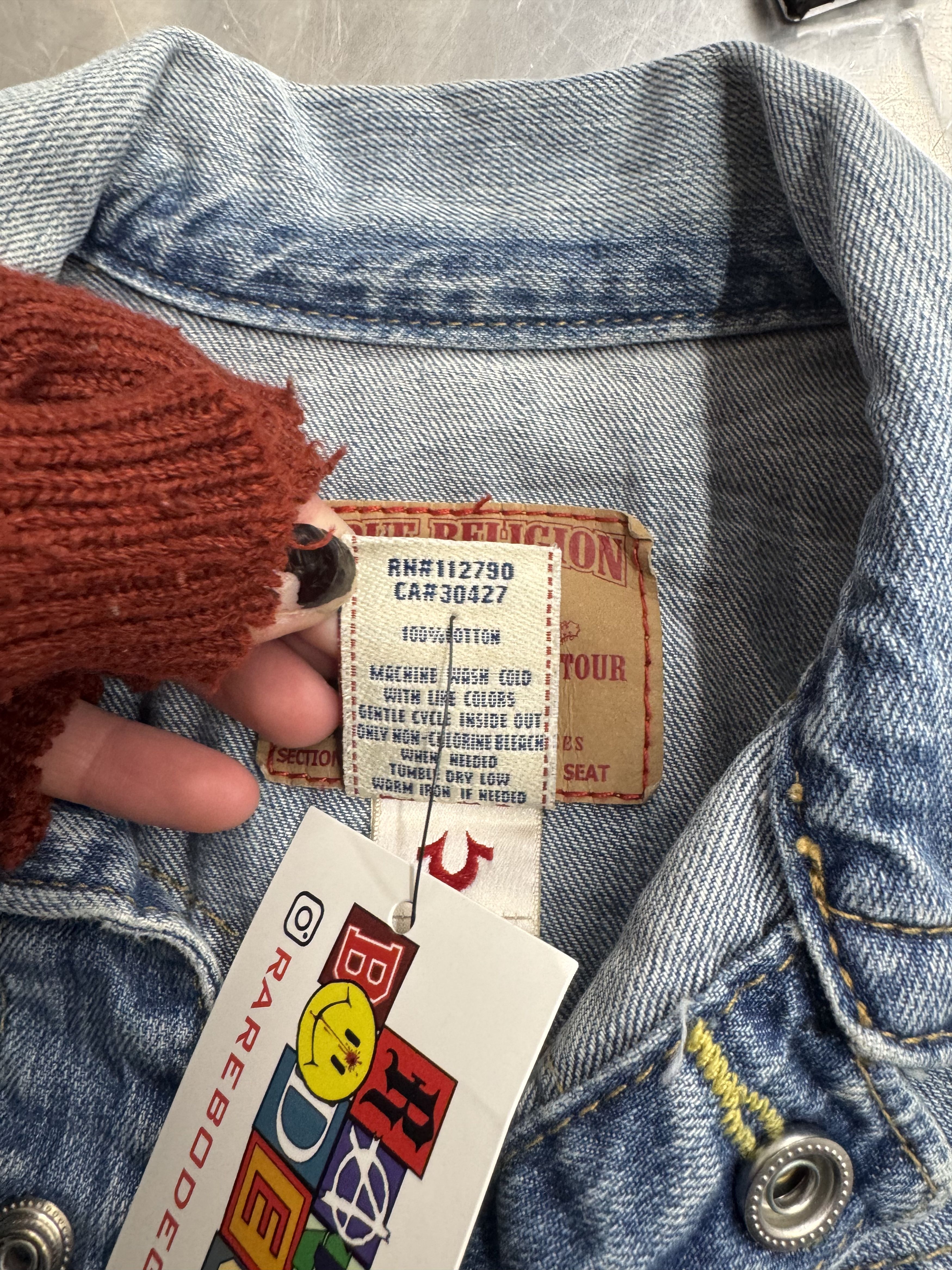 True Religion Vintage True Religion Denim Jacket Size XS / US 0-2 / IT 36-38 - 3 Thumbnail