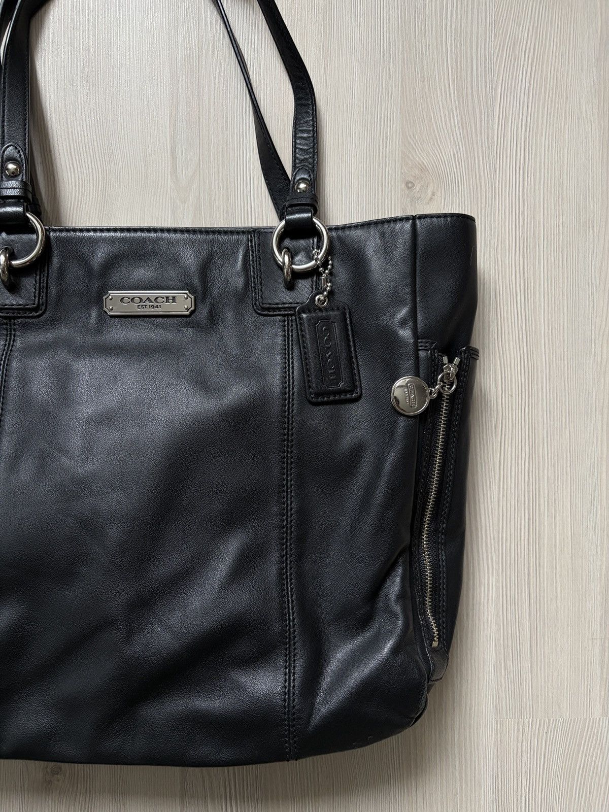 Coach COACH East West Gallery Leather Tote Bag Size ONE SIZE - 2 Thumbnail