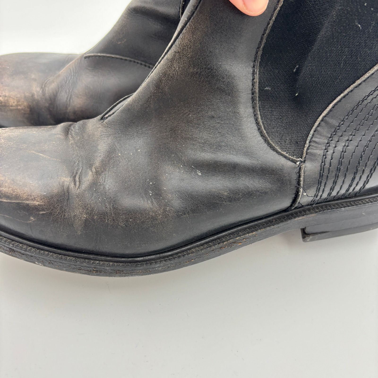 Dirk Bikkembergs × Vintage Vintage 90s Dirk Bikkembergs Hommes Chelsea Boots Men's 44 Size US 11 / EU 44 - 14 Thumbnail