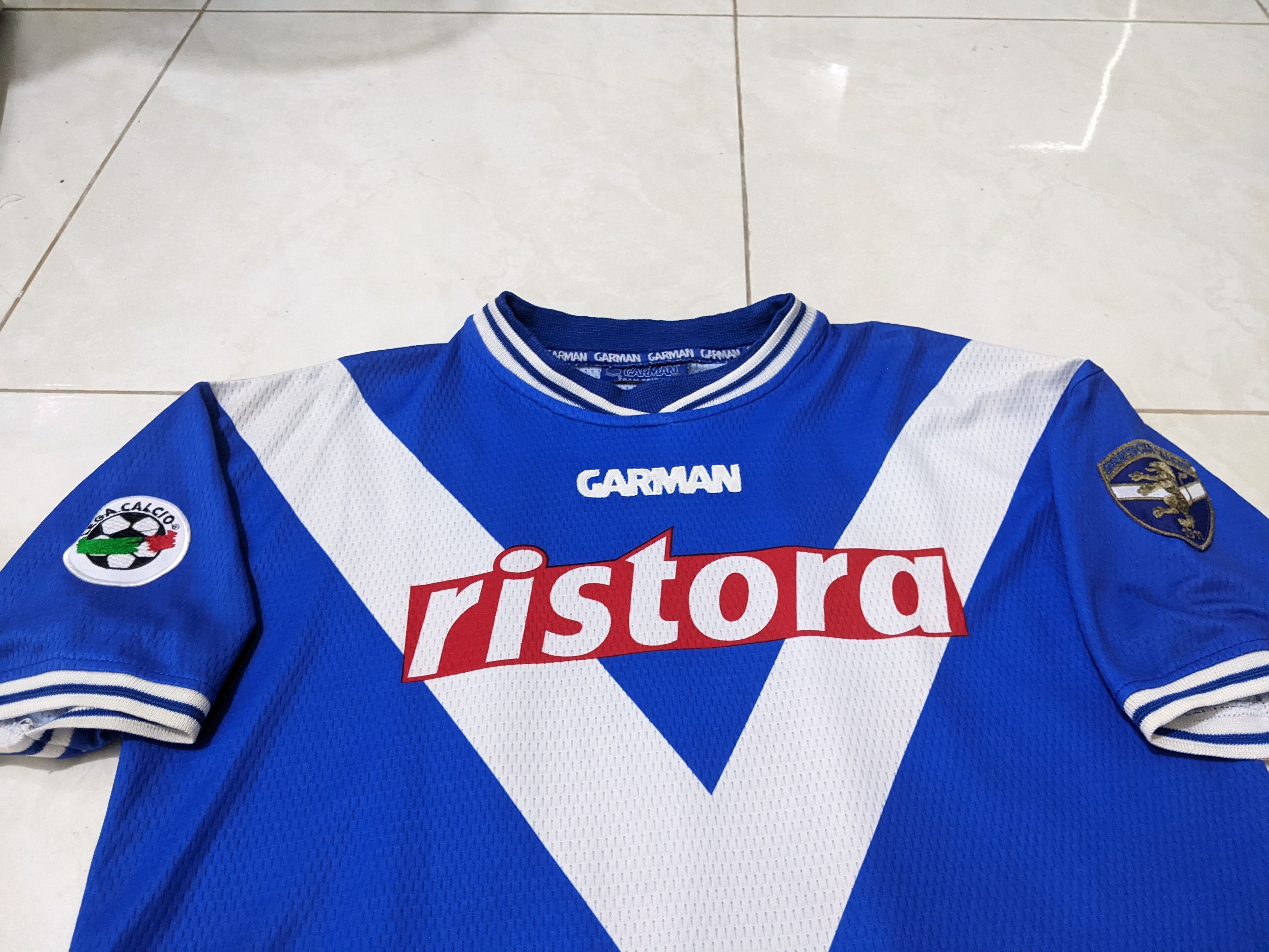 Vintage Jersey Brescia 2000 home Baggio football shirt Size US L / EU 52-54 / 3 - 3 Thumbnail