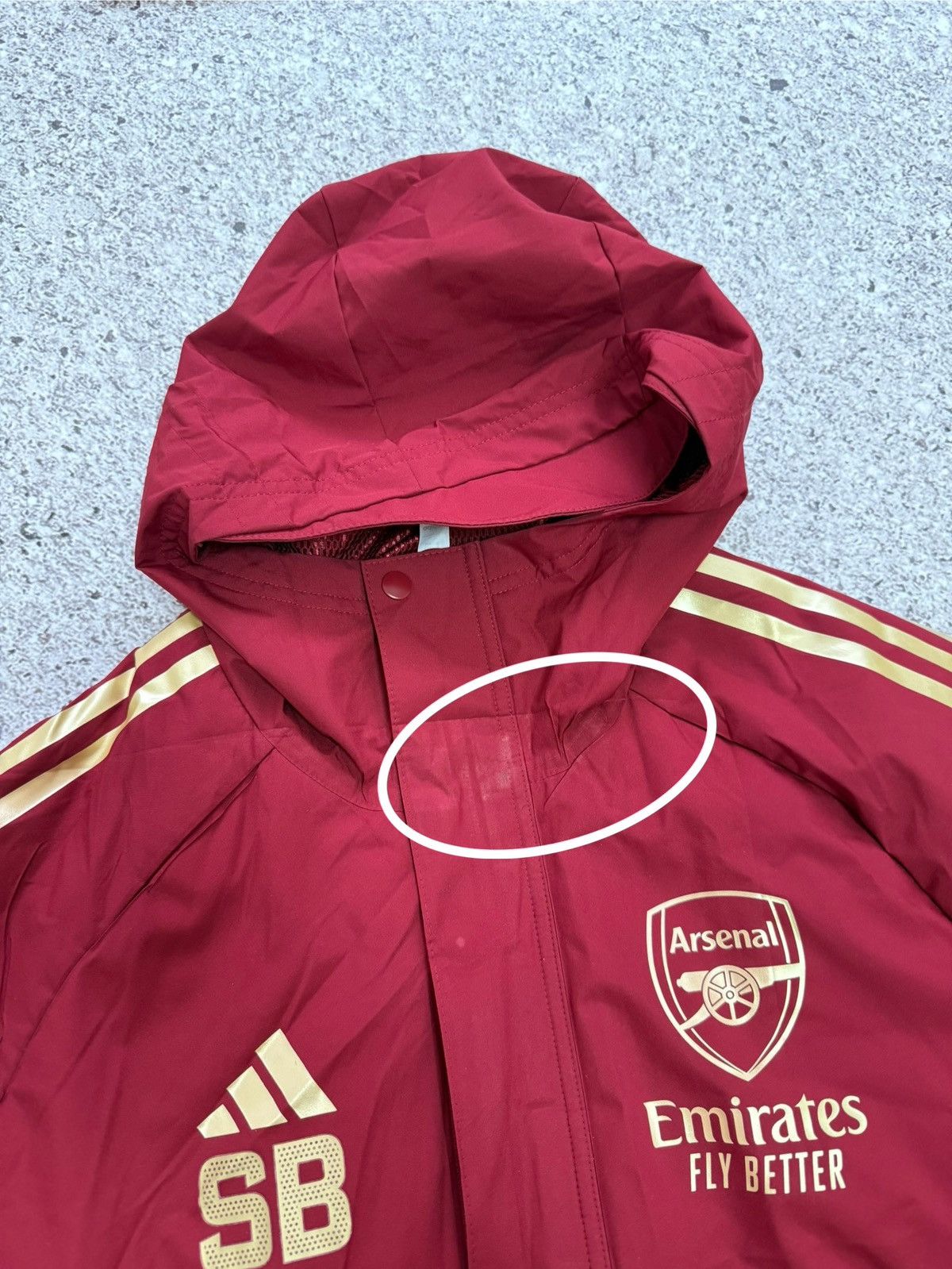 Adidas Arsenal Adidas 2023 2024 Stadium Parka Training Jacket Size US M / EU 48-50 / 2 - 16 Thumbnail