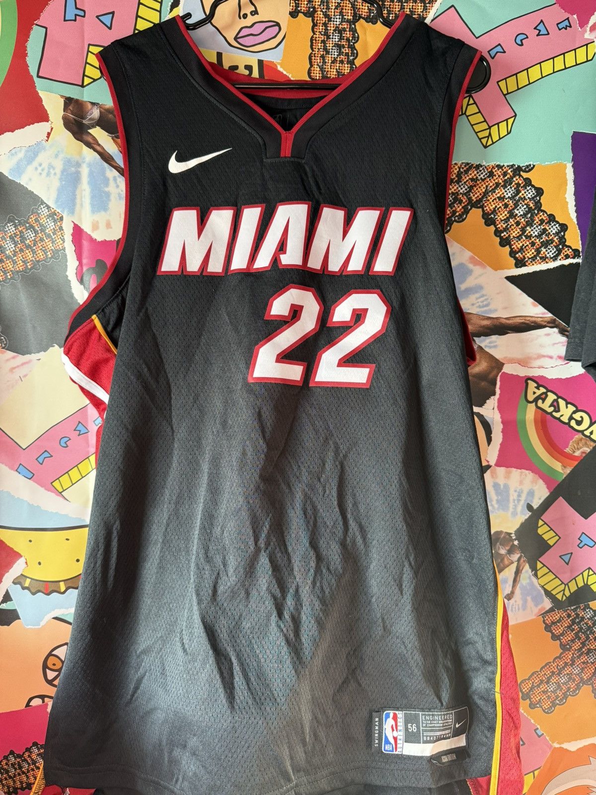 Nike Miami Heat Jimmy Butler NBA Nike Swingman Jersey Men's XXL Size US XXL / EU 58 / 5 - 1 Thumbnail