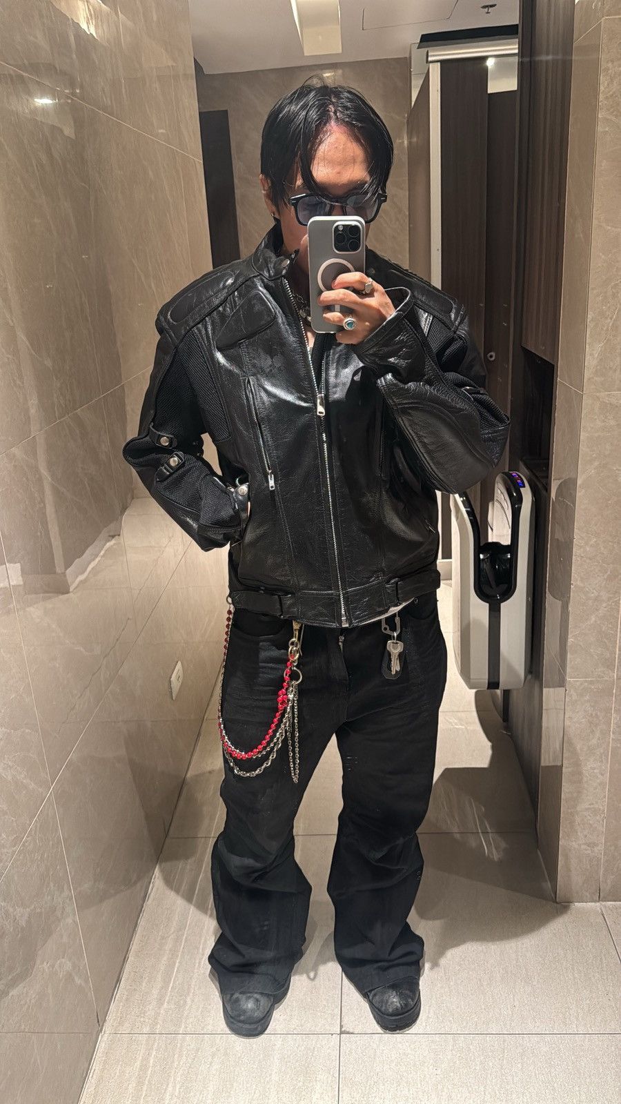 Genuine Leather vintage cyber leather moto jacket backlash kmrii if6was9 Size US XL / EU 56 / 4 - 18 Thumbnail