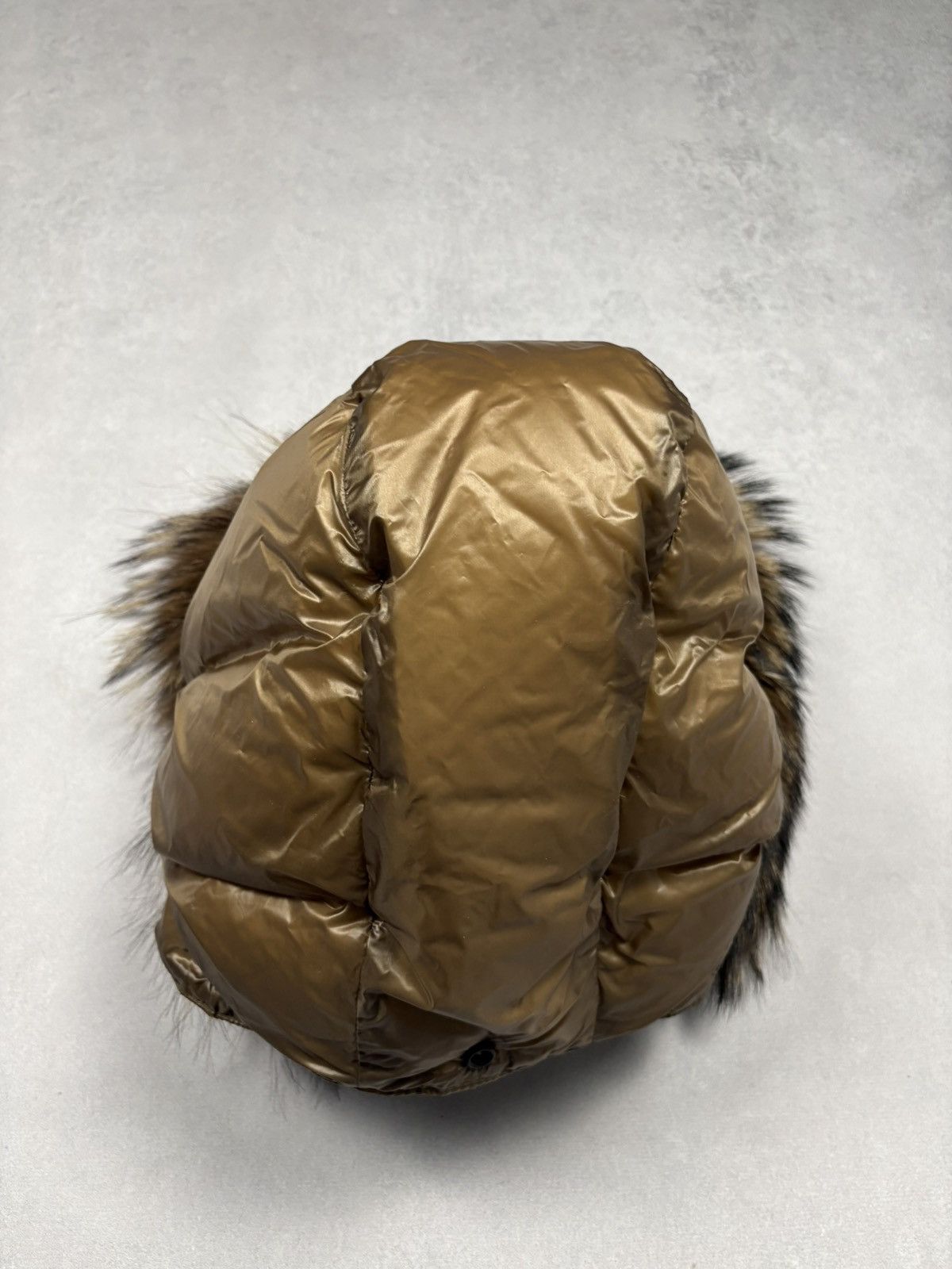 Moncler Moncler Detachable Down Hood With Real Fur Trim Brown Size ONE SIZE - 4 Thumbnail