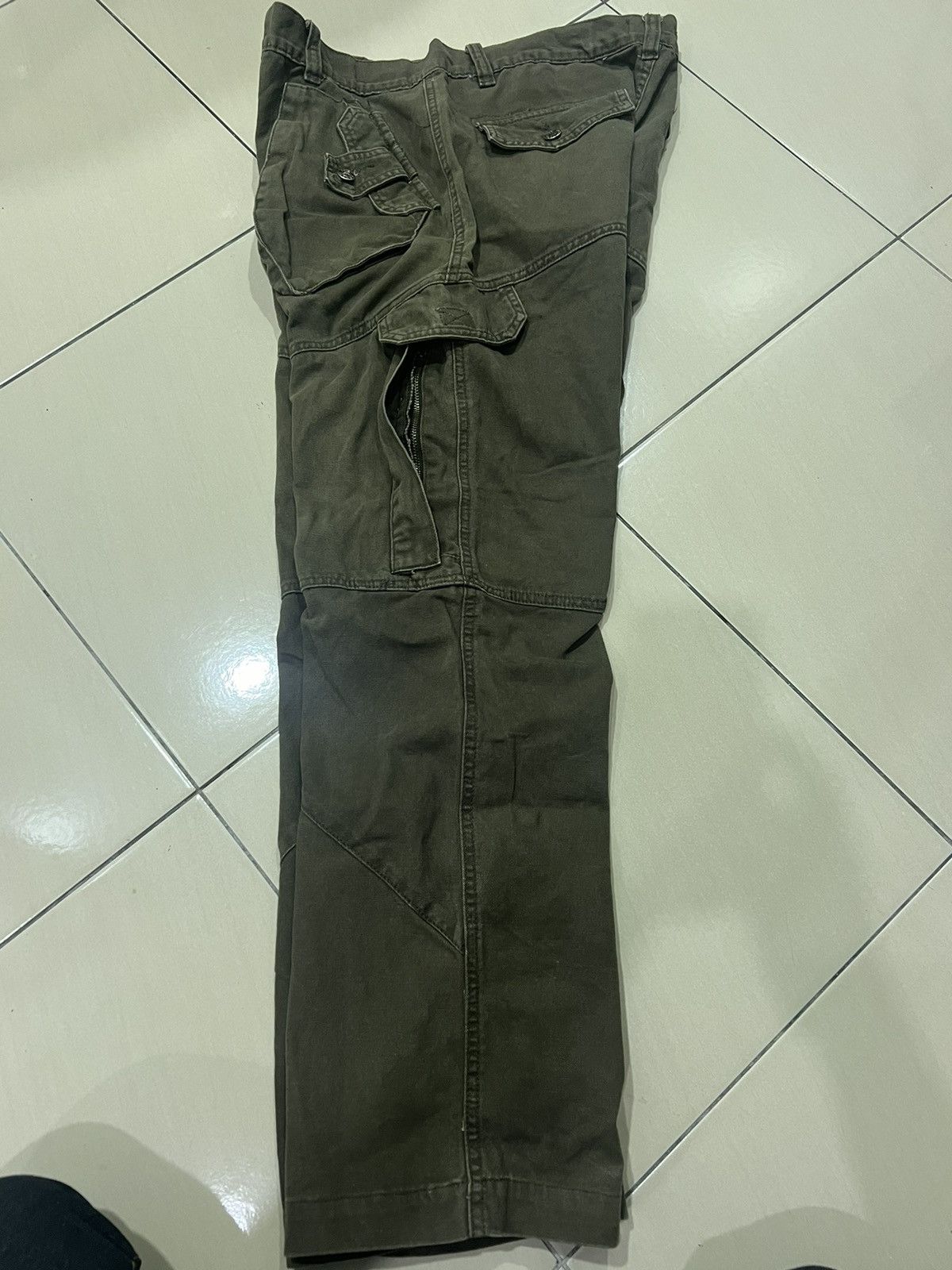 Armani × Vintage Armani Jeans - vintage cargo pants Size US 36 / EU 52 - 14 Thumbnail