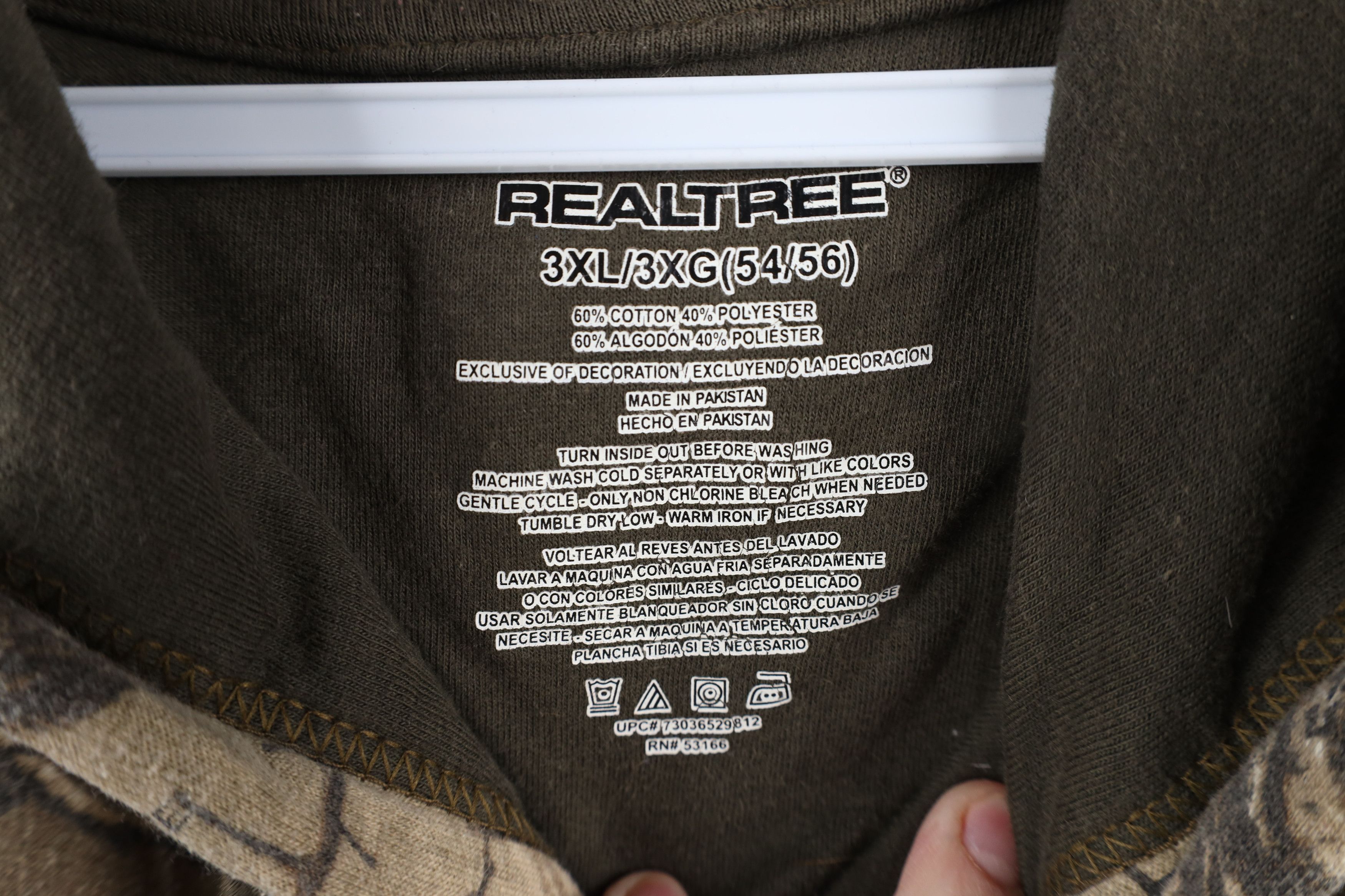 Vintage Vintage Y2K Streetwear Realtree Camouflage Hoodie Sweatshirt Size US XXL / EU 58 / 5 - 7 Thumbnail