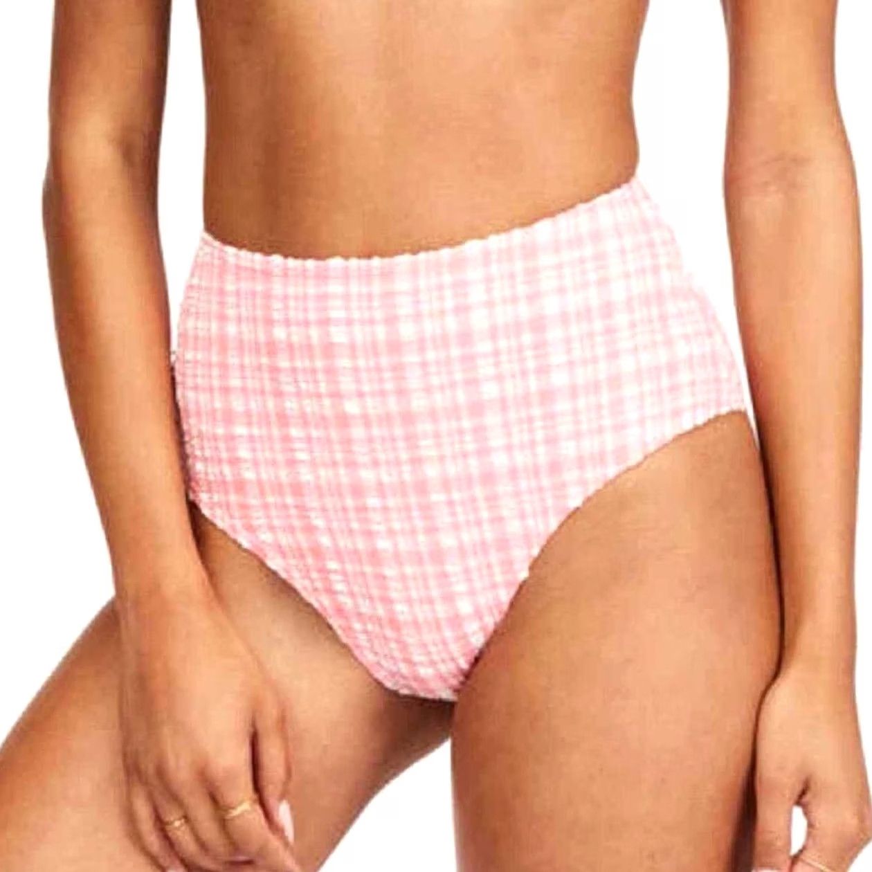 Billabong Billabong Bikini Swim Bottom High-Waisted Pink Retro NWT S Women Small Size 28" / US 6 / IT 42 - 2 Thumbnail