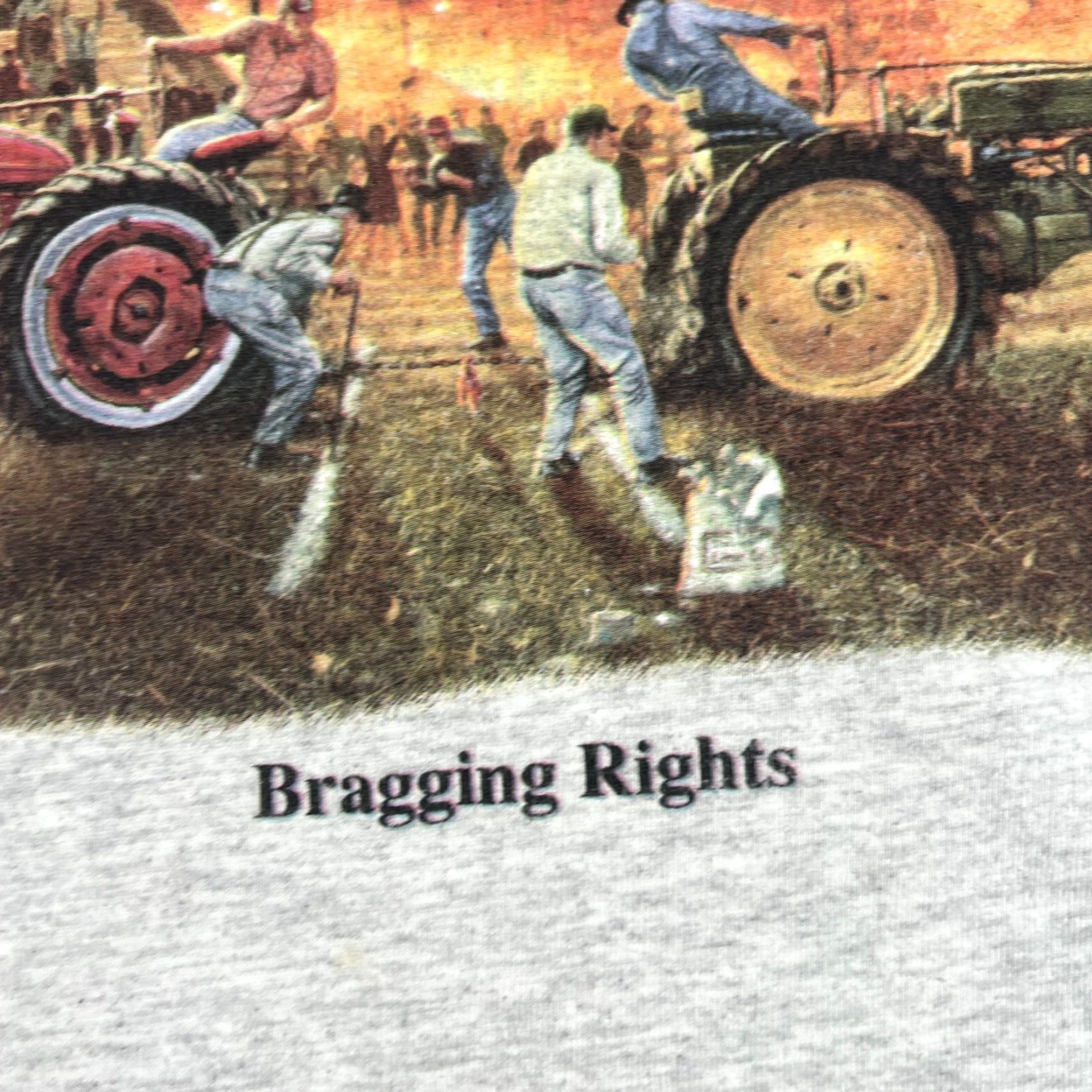 Vintage VTG DAVE BARNHOUSE T-Shirt Adult XL Gray Cotton Santee Crew Neck Short Sleeve 90s Farm Barn House Earth Tones Vintage Art Size US XL / EU 56 / 4 - 5 Thumbnail