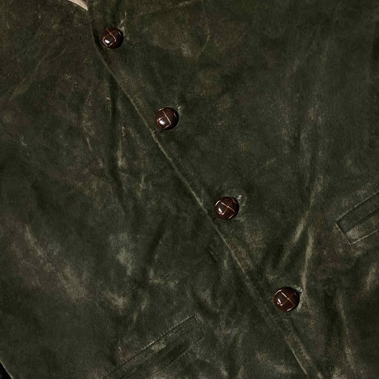 Other Green suede leather cardigan leather Size US M / EU 48-50 / 2 - 5 Thumbnail