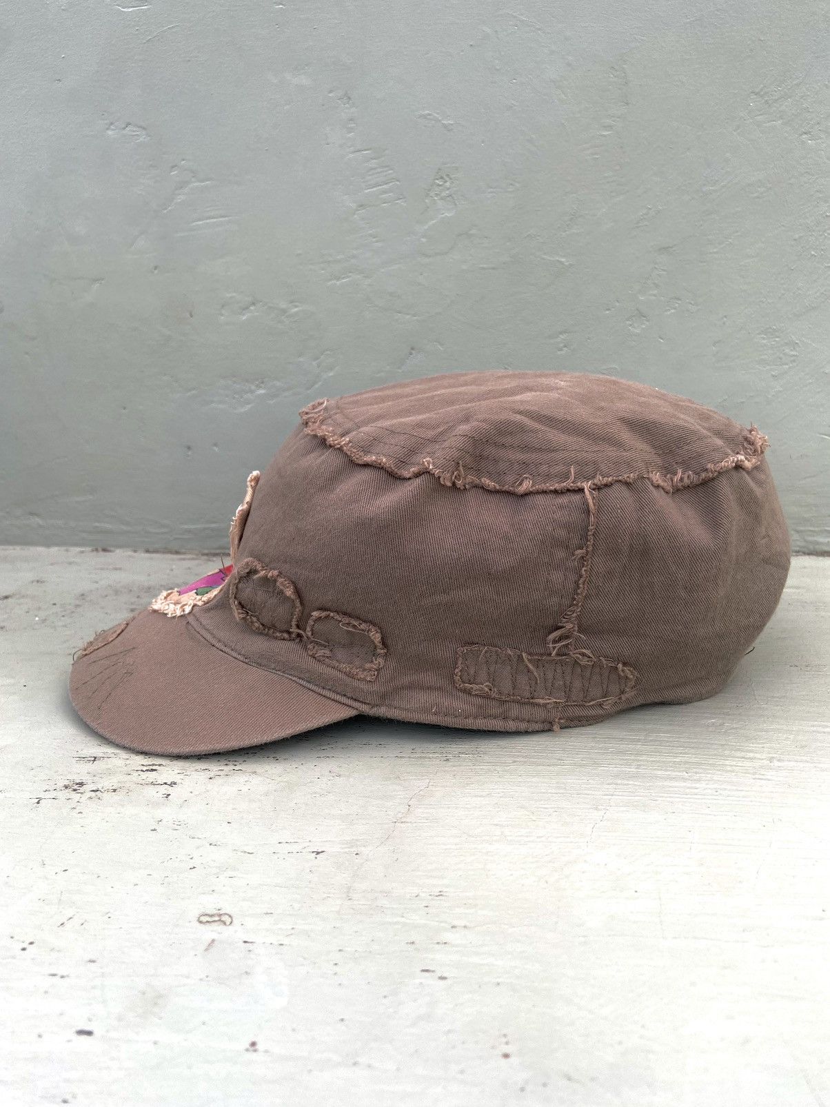If Six Was Nine 2000s ditsetressed japanese style patrol hat Size ONE SIZE - 5 Thumbnail