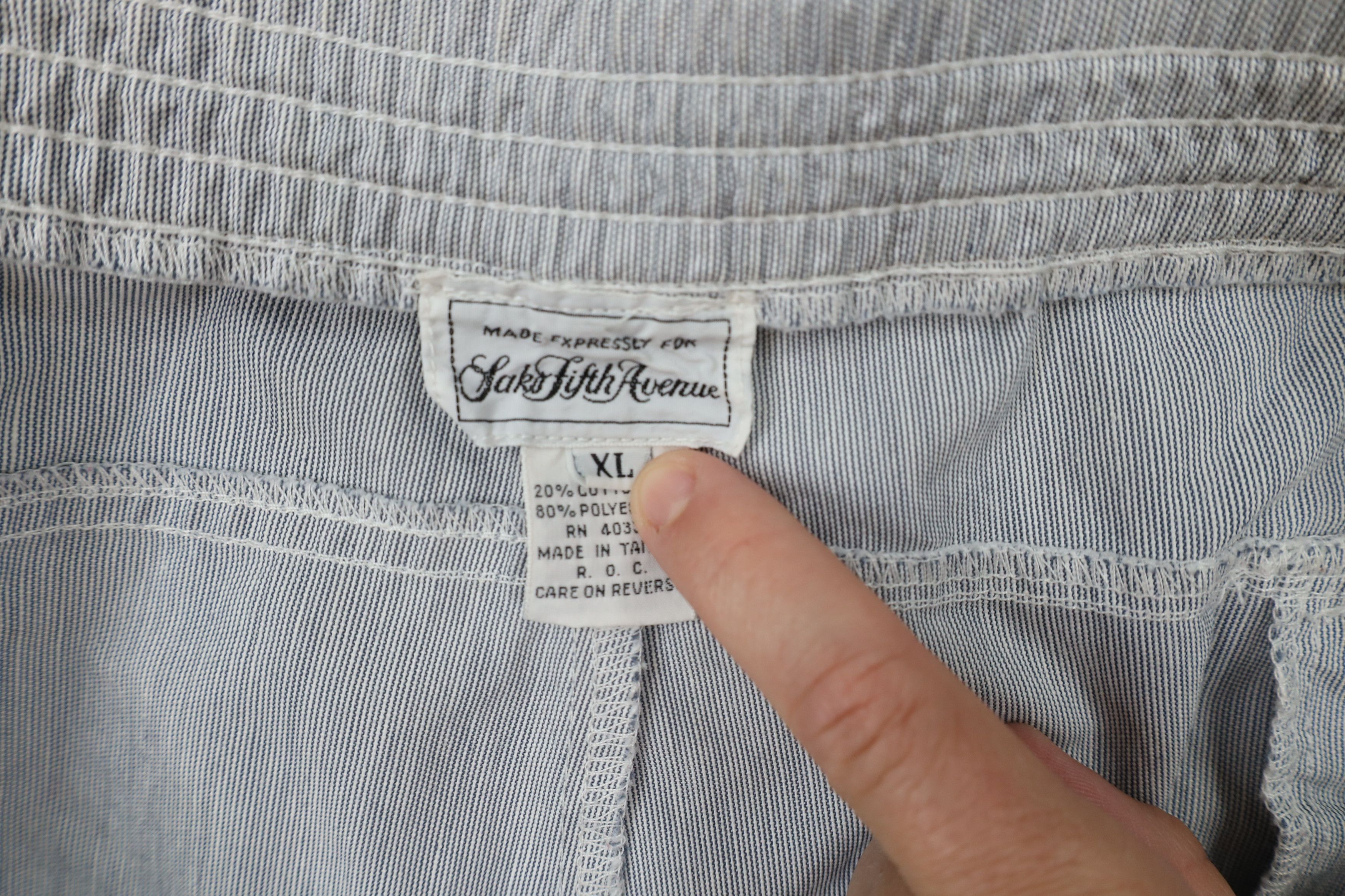 Vintage Vintage 70s Saks Fifth Avenue Wide Leg Tennis Track Pants Size US 38 / EU 54 - 8 Thumbnail