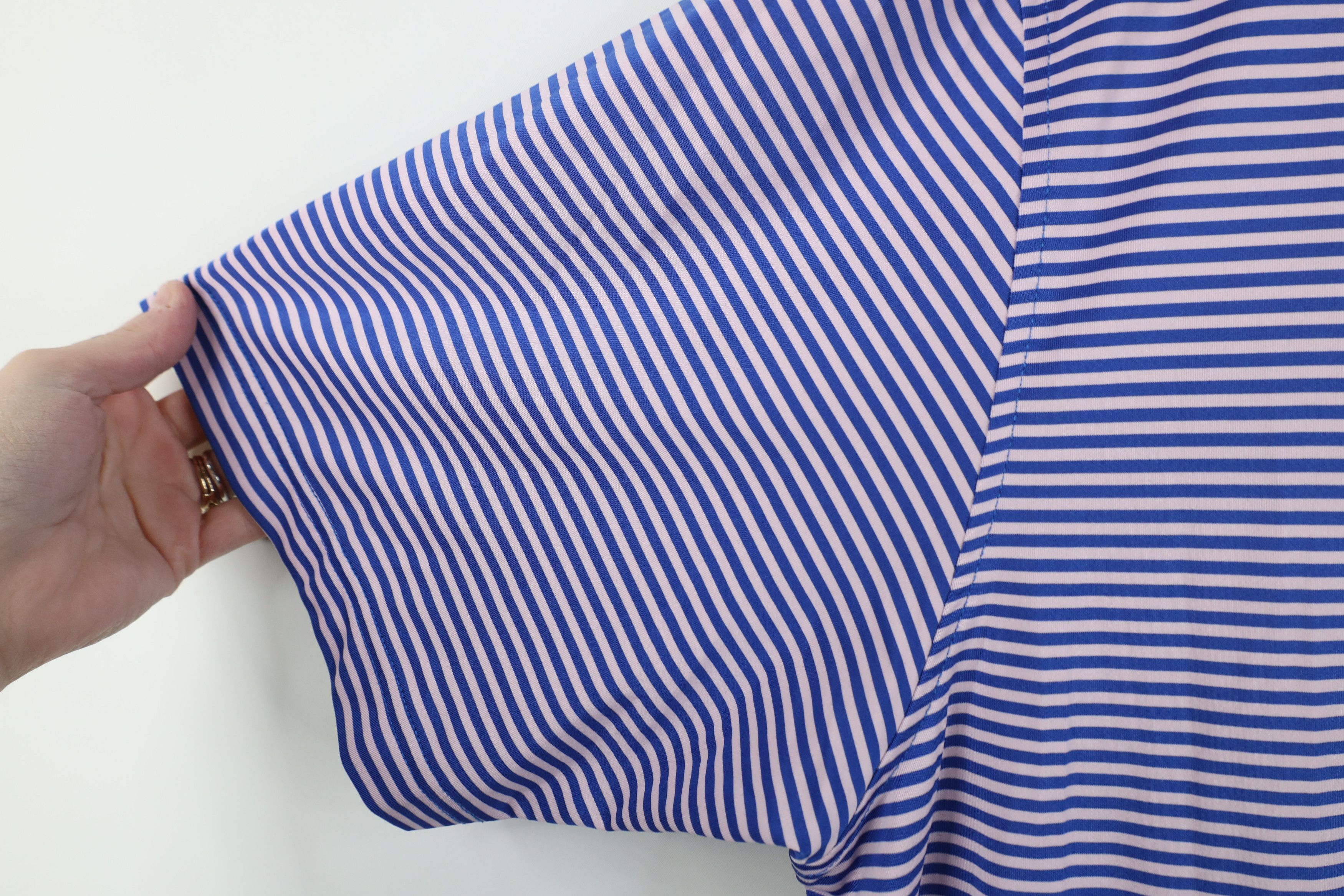 Footjoy FootJoy Stretch Striped Color Block Collared Golf Polo Shirt Size US L / EU 52-54 / 3 - 8 Thumbnail