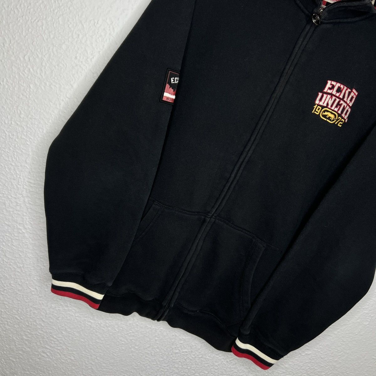 Ecko Unltd. Ecko Unltd Sweatshirt Zip Black Big Spellout Full Print Logo Size US XL / EU 56 / 4 - 4 Thumbnail