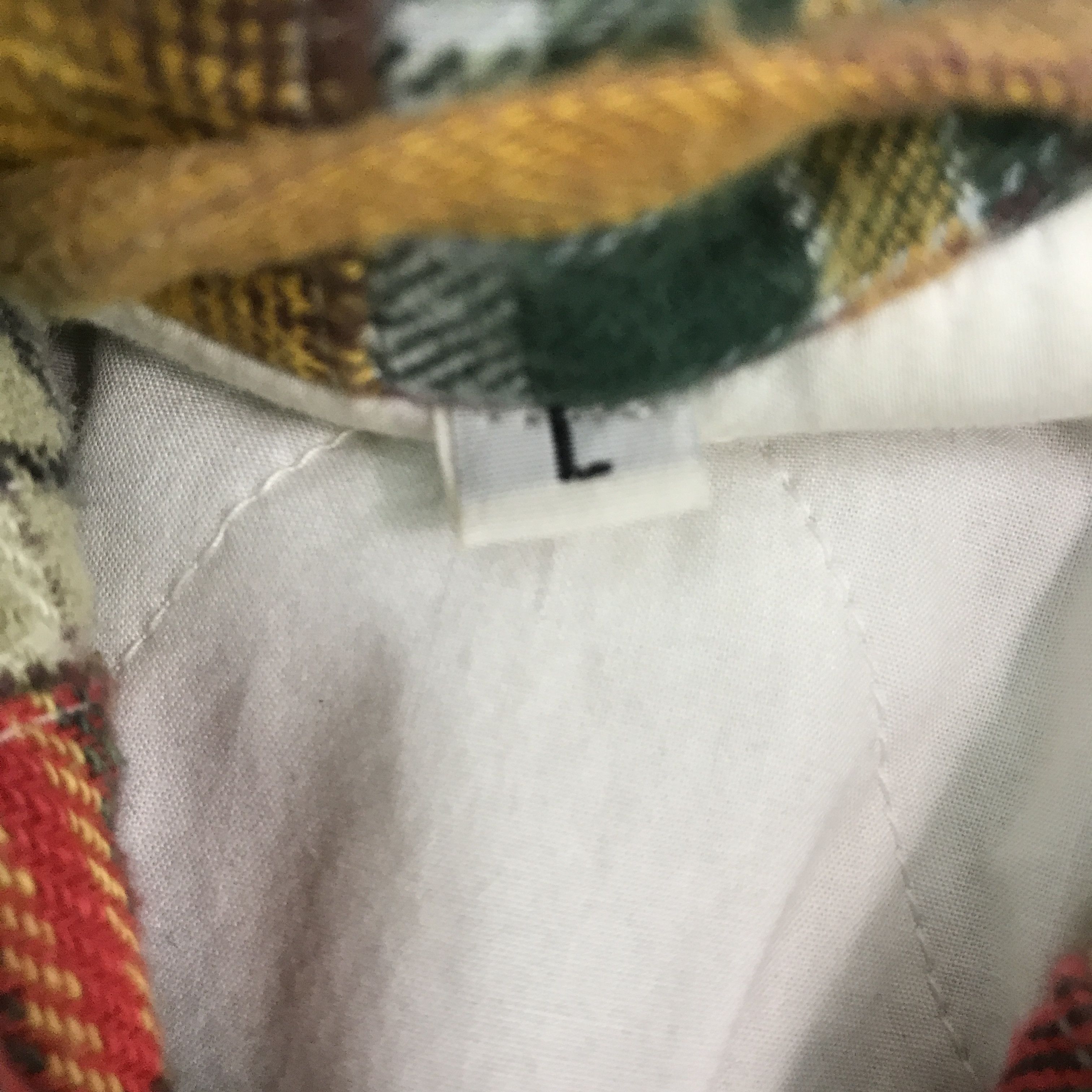 Japanese Brand × Vintage Vtg Japanese brand patchwork Tartan designs button jacket Size US M / EU 48-50 / 2 - 10 Thumbnail