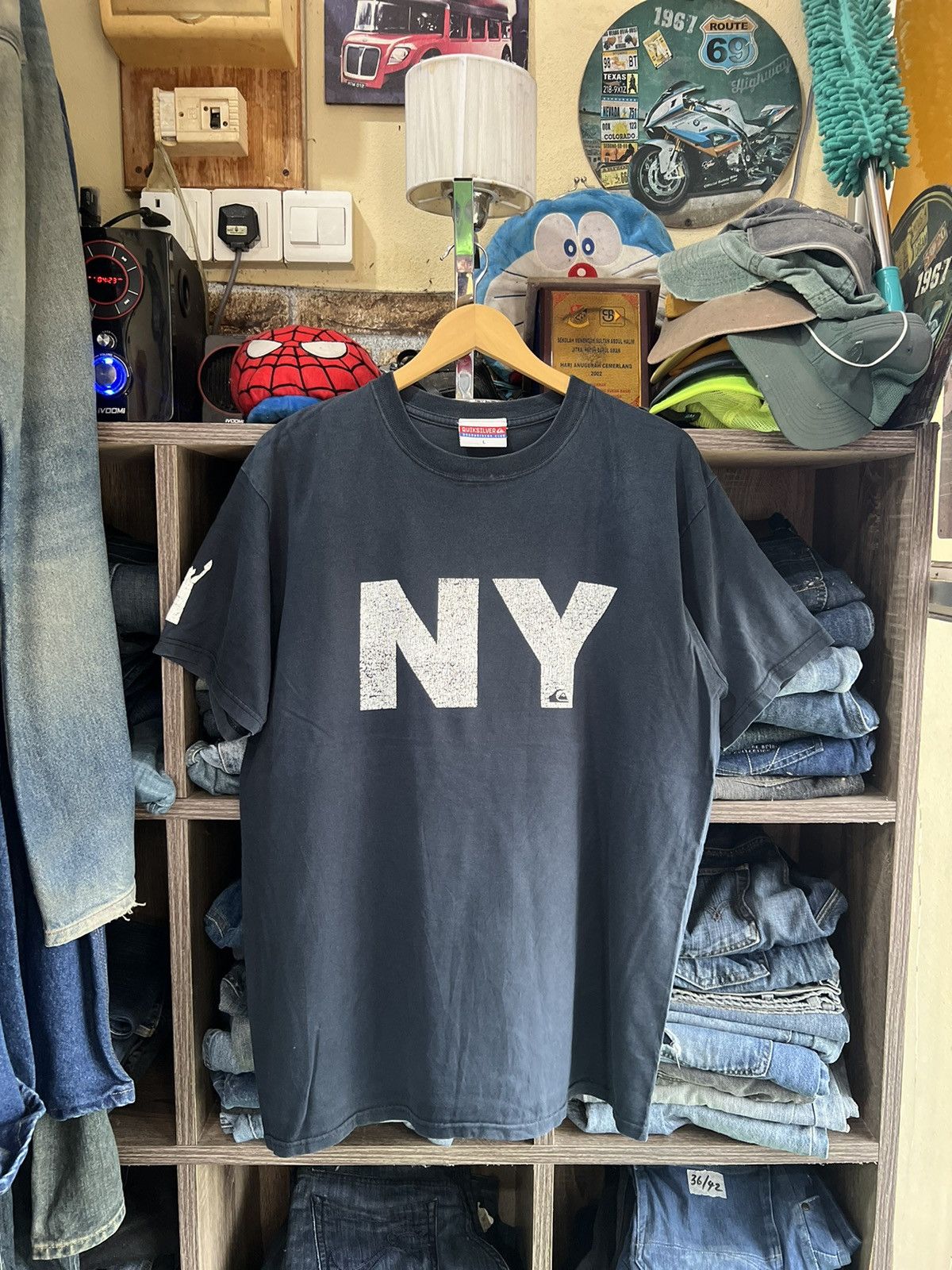 🔥Made in Usa Vintage Quiksilver NY Tee