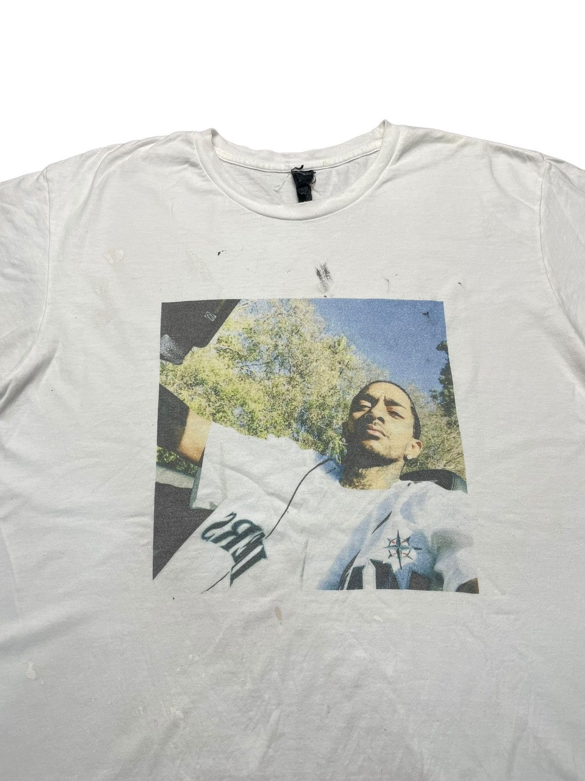 Rap Tees × Vintage Nipsey Hussle Photo Tee Size US XL / EU 56 / 4 - 1 Thumbnail