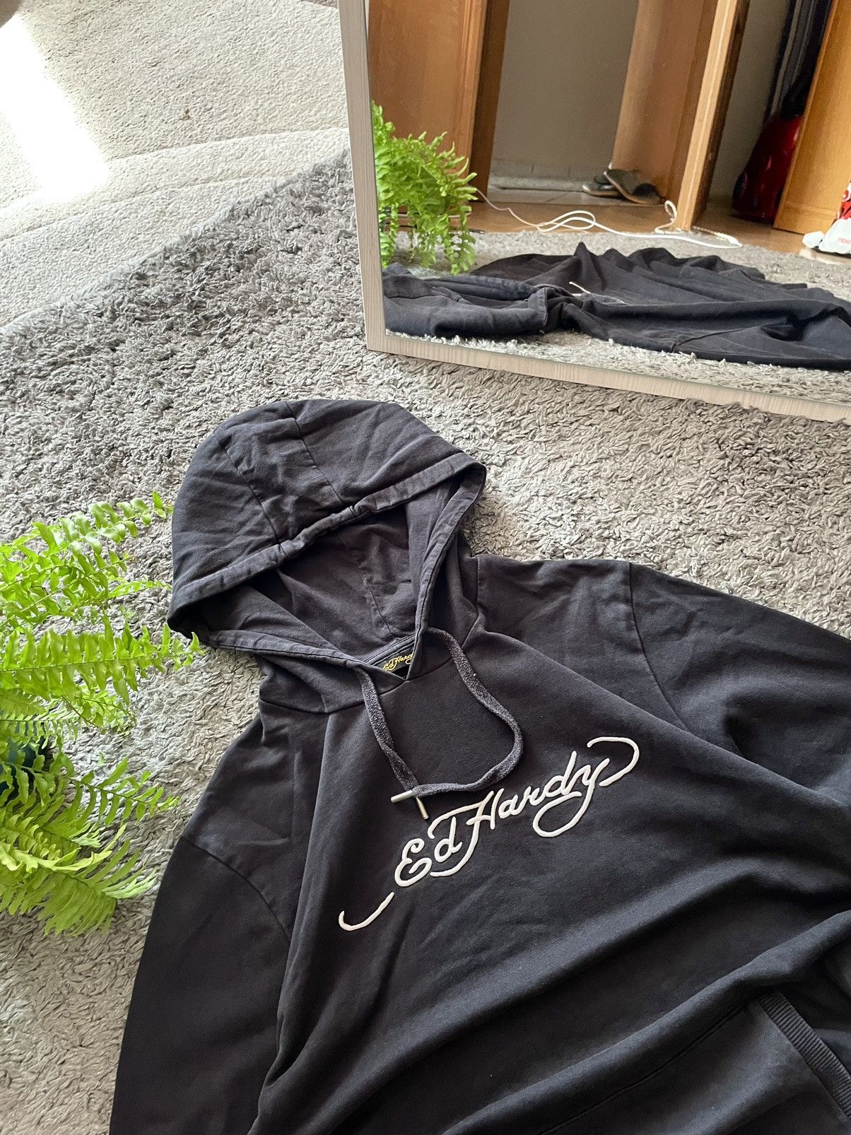 Ed Hardy × Vintage Ed Hardy Hoodie Streetwear Vintage Y2k Big Logo Rare Size US M / EU 48-50 / 2 - 11 Thumbnail