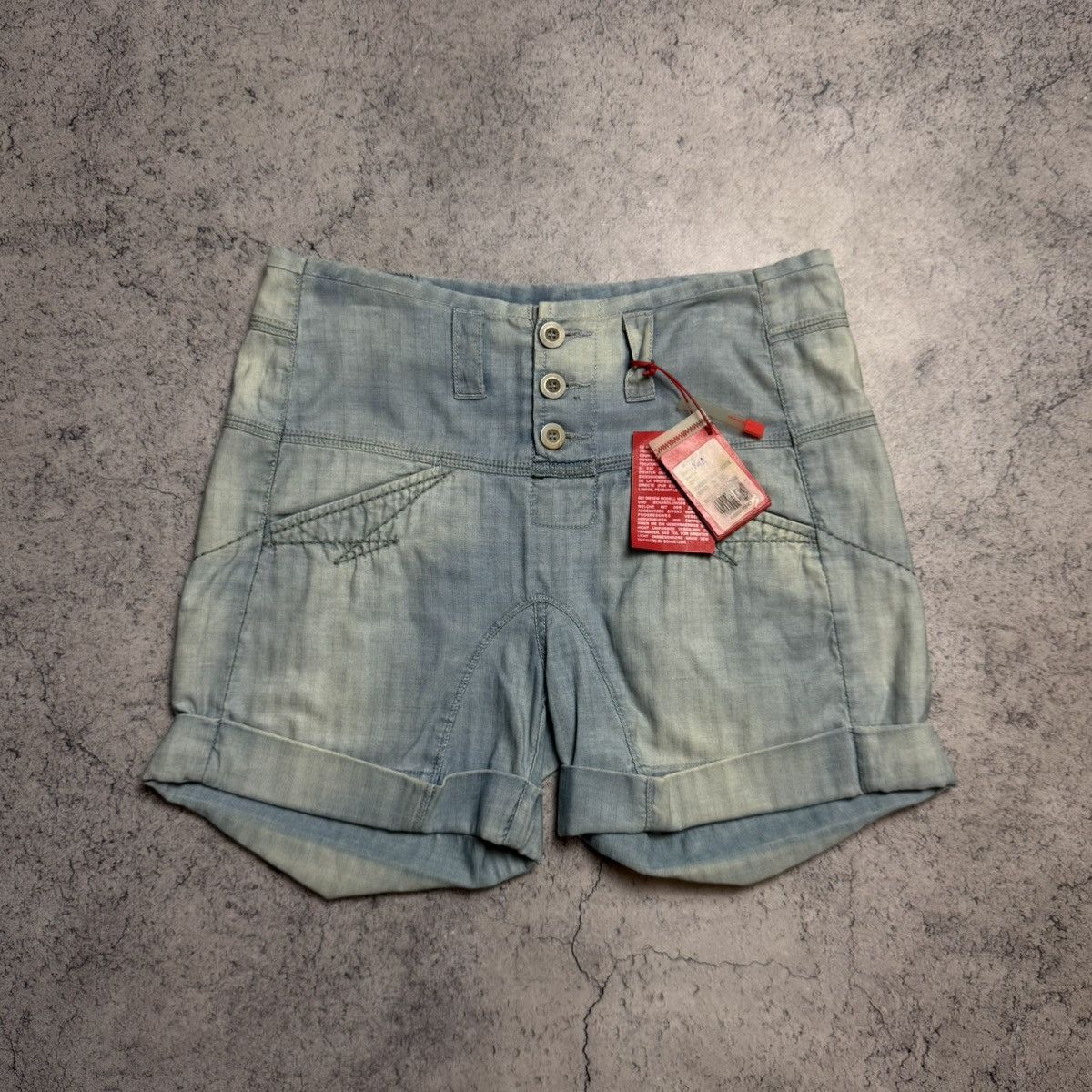 Marithe + Francois Girbaud NEW Marithe Francois Girbaud Vintage Shorts Size 26" / US 2 / IT 38 - 1 Thumbnail