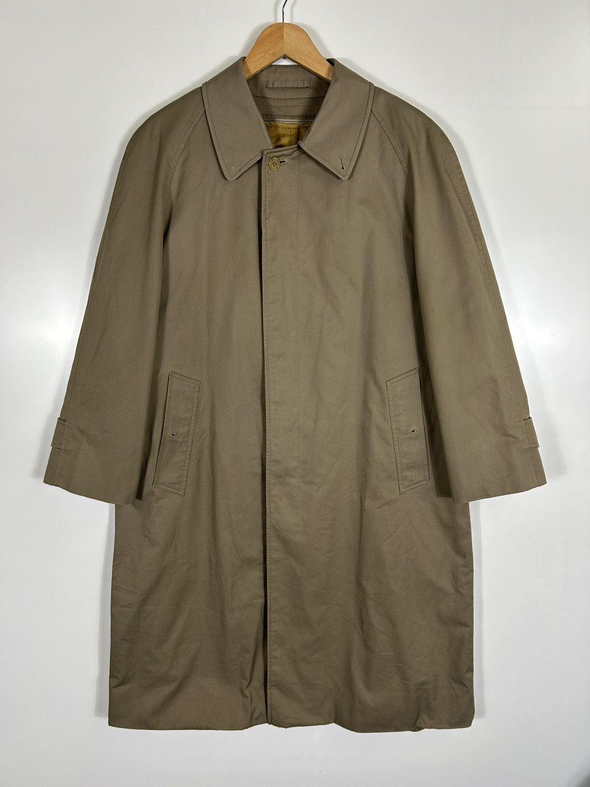 Burberry × Burberry Prorsum 🔥Burberry Button Nova Check Long Coat Jacket Size US M / EU 48-50 / 2 - 2 Thumbnail
