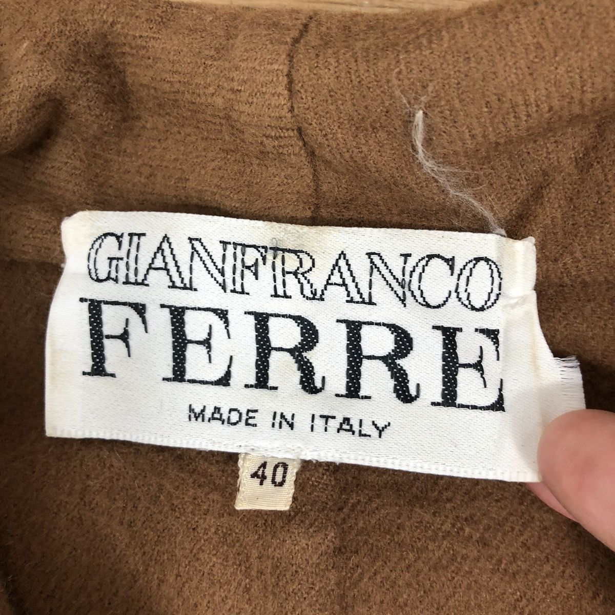 Vintage GIANFRANCO FERRE Italy Wool & Cashmere Jacket
