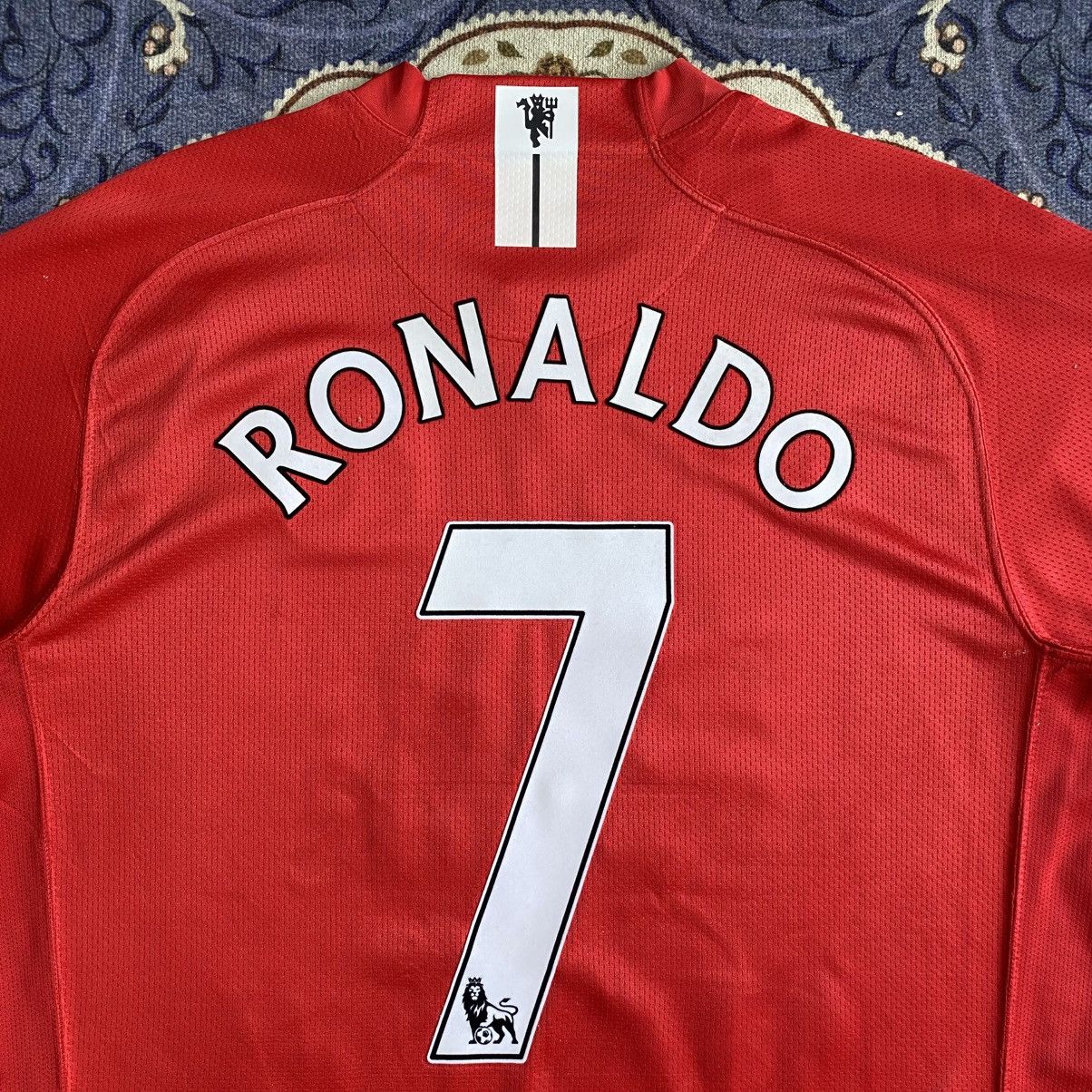 Nike × Vintage Vintage 2007/08 Nike Manchester United Home Jersey Size US L / EU 52-54 / 3 - 10 Thumbnail