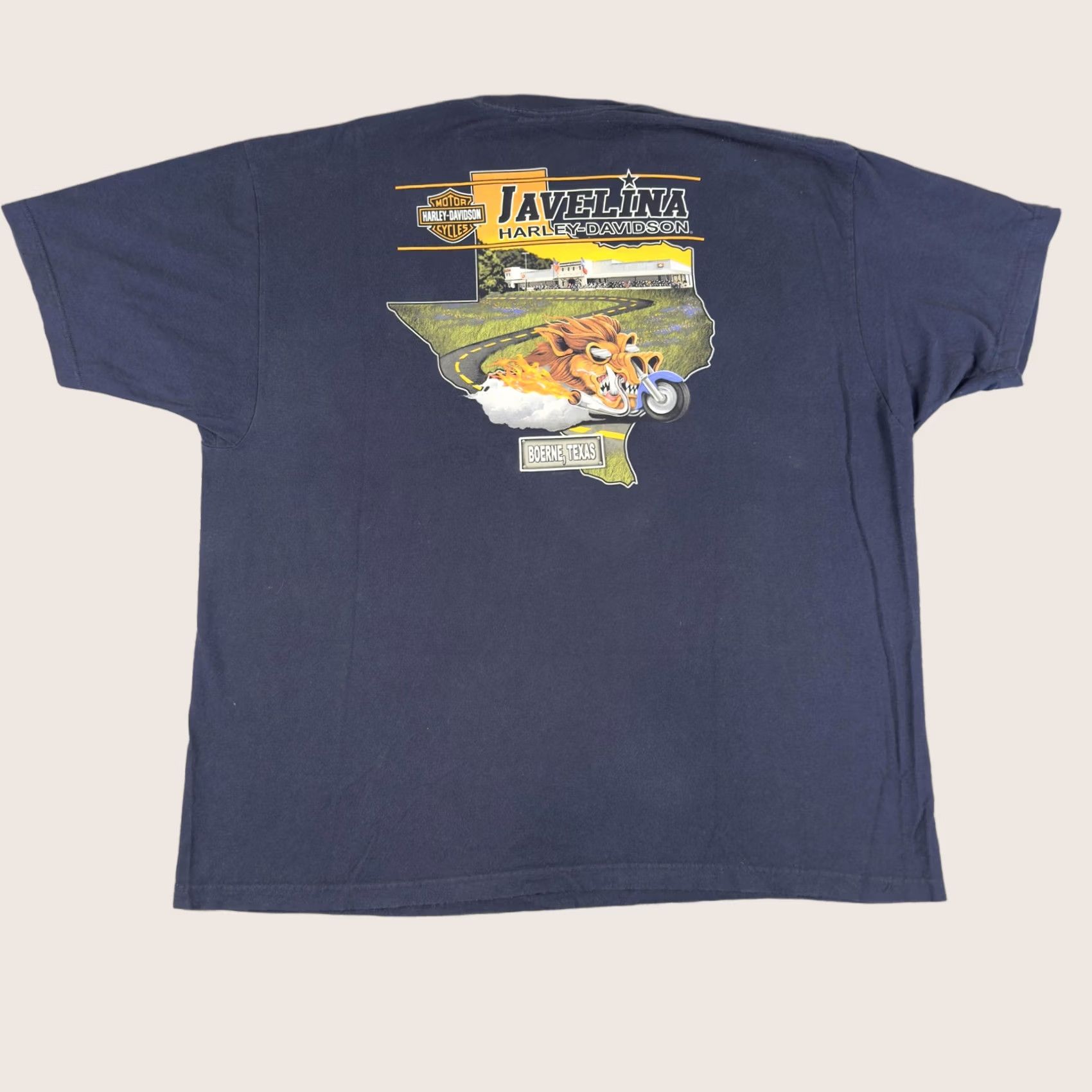 Harley Davidson Harley-Davidson Shirt Mens XL Navy Javelina Boerne Texas Tee Size US XL / EU 56 / 4 - 1 Thumbnail