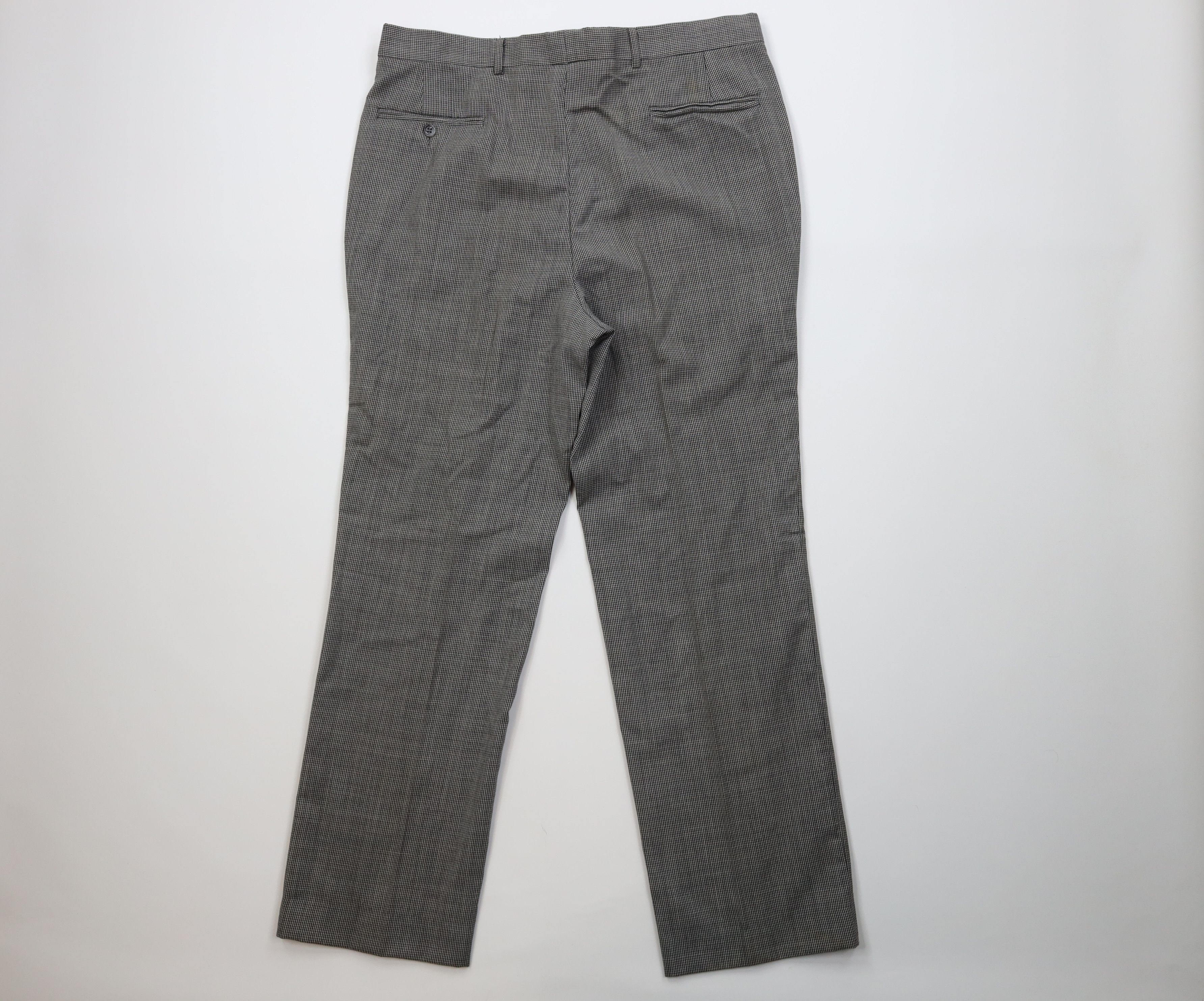 Vintage Vintage 70s Streetwear Houndstooth Wide Leg Chino Pants USA Size US 36 / EU 52 - 12 Thumbnail