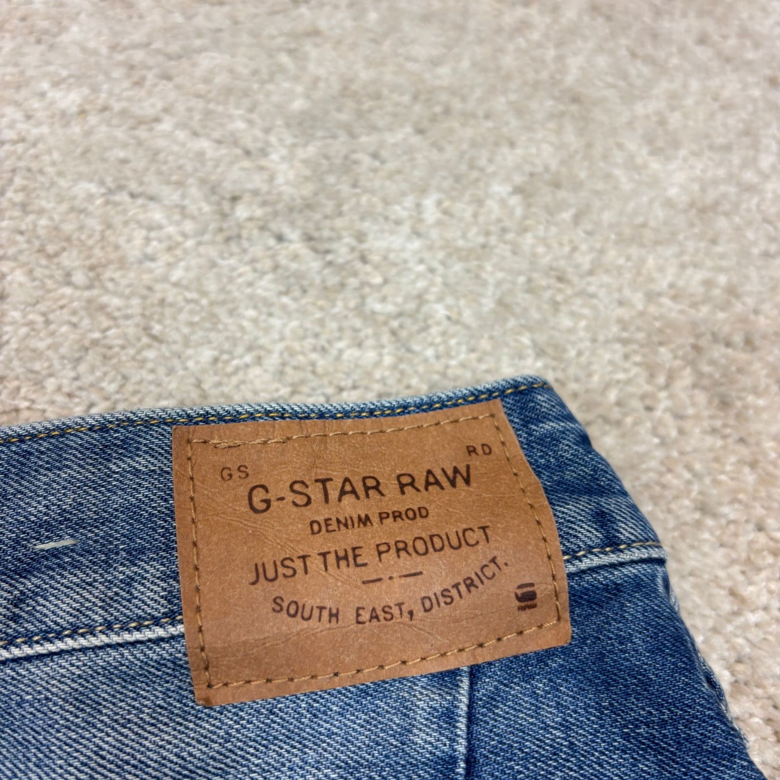 G-Star G Star Raw Type C 3D Tapered Jeans Men's 31x25 Streetwear Size US 31 - 5 Thumbnail