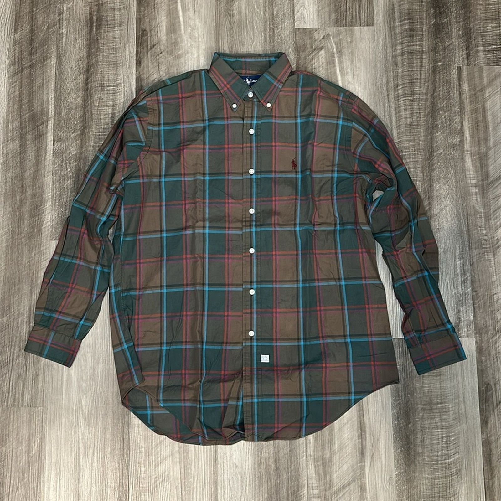 Ralph Lauren Ralph Lauren Long Sleeve Button Down - 16 34 (Large) Size US L / EU 52-54 / 3 - 2 Thumbnail