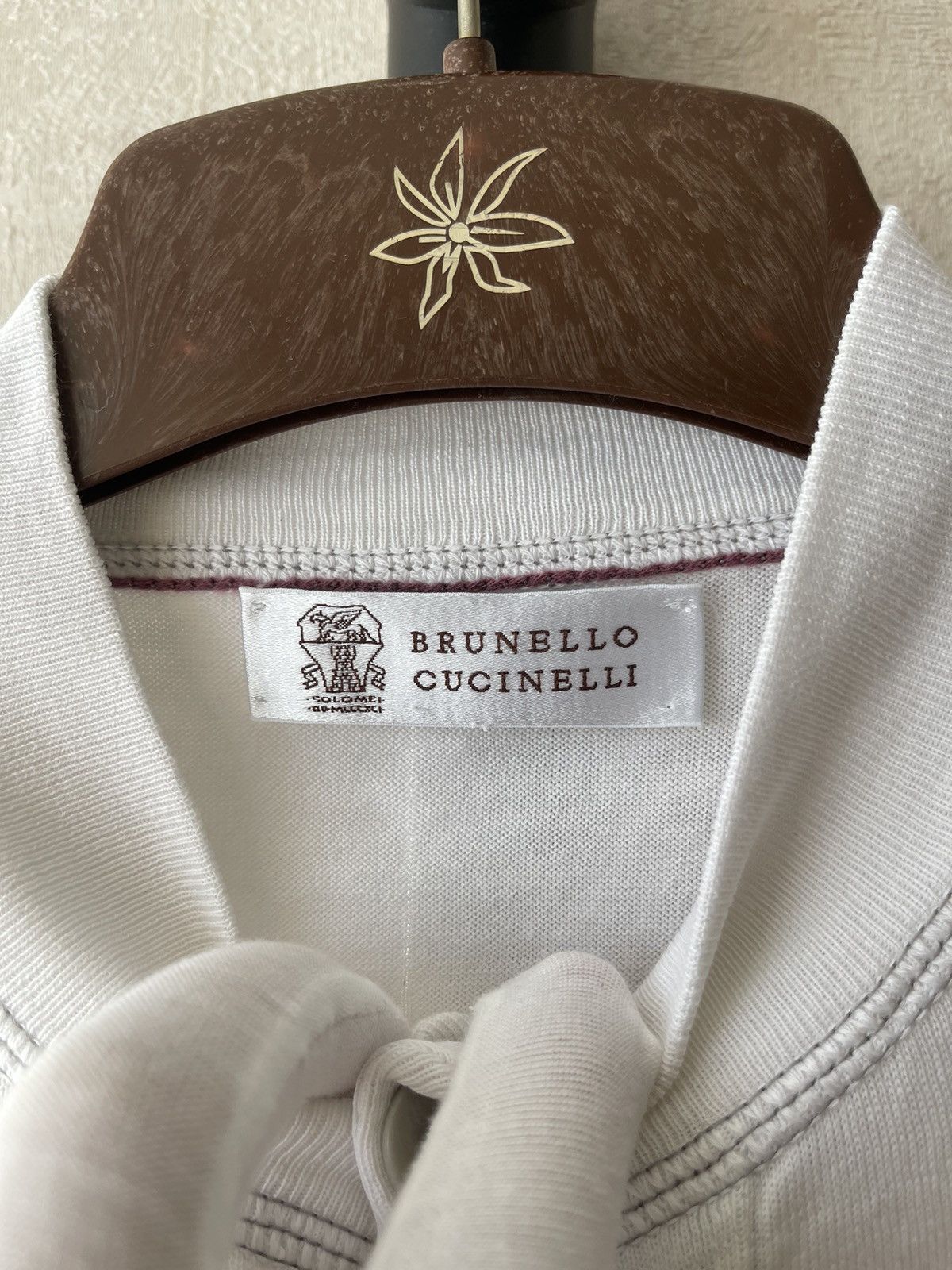 Brunello Cucinelli Brunello Cucinelli Lightweight Cotton Henley Knit Sweater Size US S / EU 44-46 / 1 - 7 Thumbnail